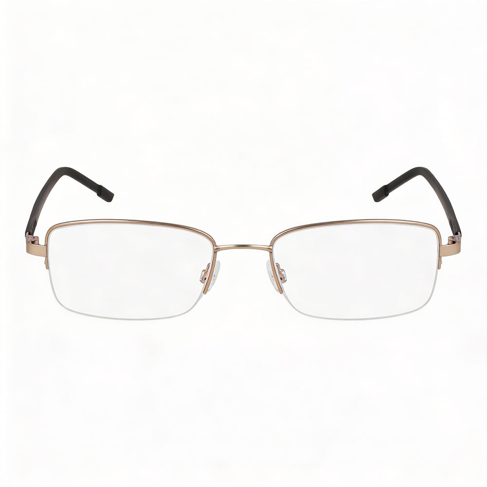 Montura de Gafas Flexon H6079 de Acetato de Montura Completa para Hombre en Taupe Satinado, Ancho de Lente 52mm