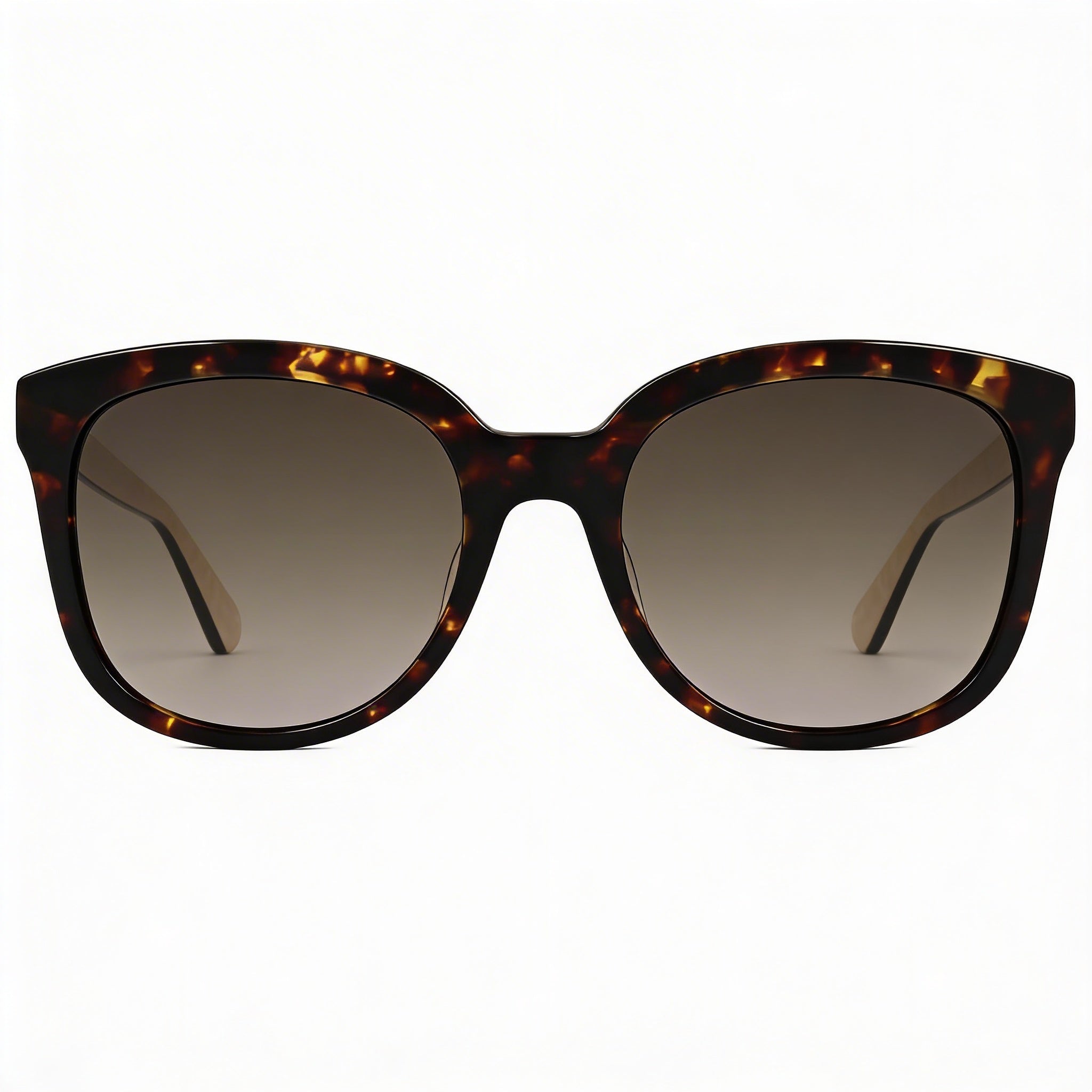 Gafas de sol cuadradas de acetato Havana no polarizadas con protección UV para mujer Kate Spade New York 53 mm, Photo 2