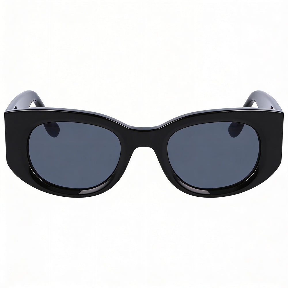Gafas de sol Victoria Beckham VB654S unisex, de plástico, estilo ojo de gato, con lentes de policarbonato no polarizadas, color negro, 50 mm