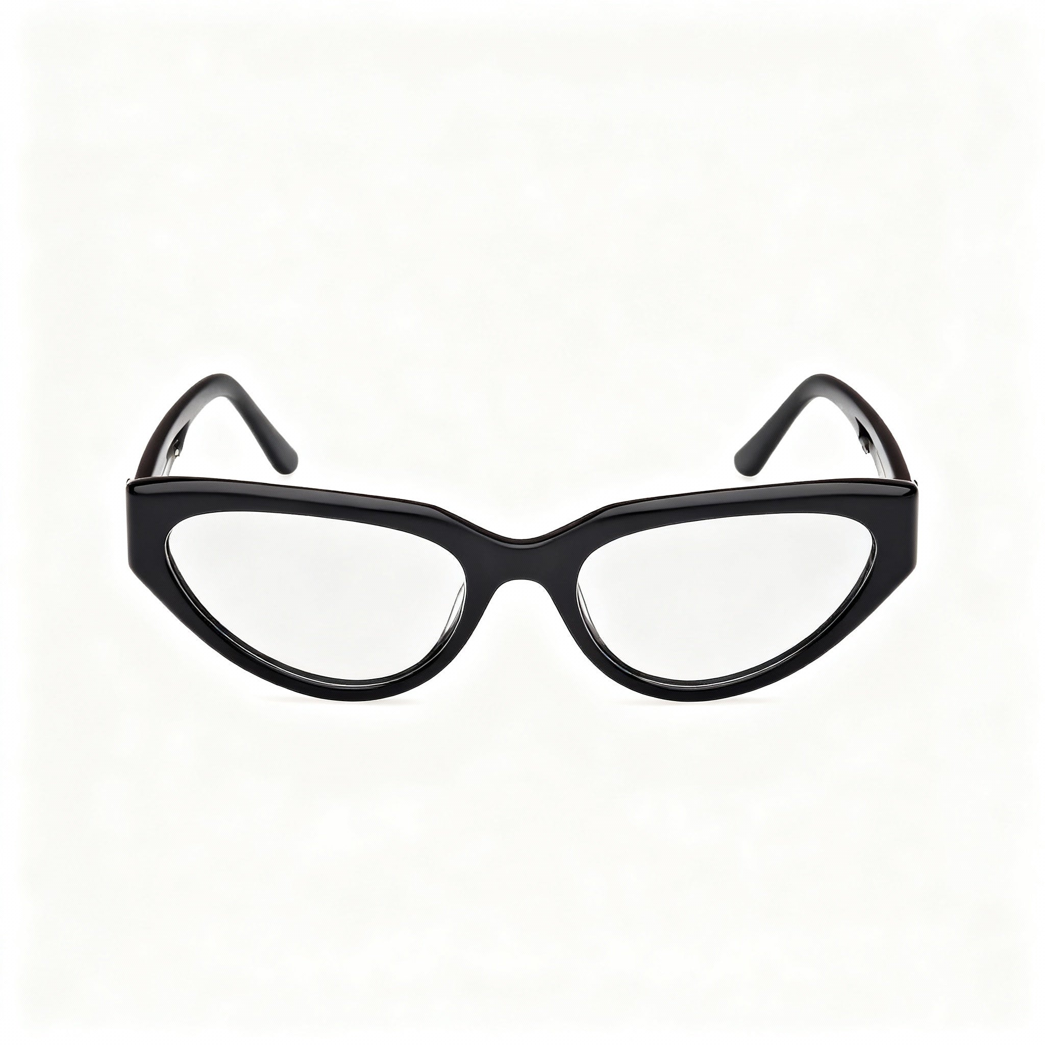 GUESS Women's Gu50113 Plastic Eyeglasses, Shiny Black, Matte Black, Clear non-polarized, Size 53-18-145