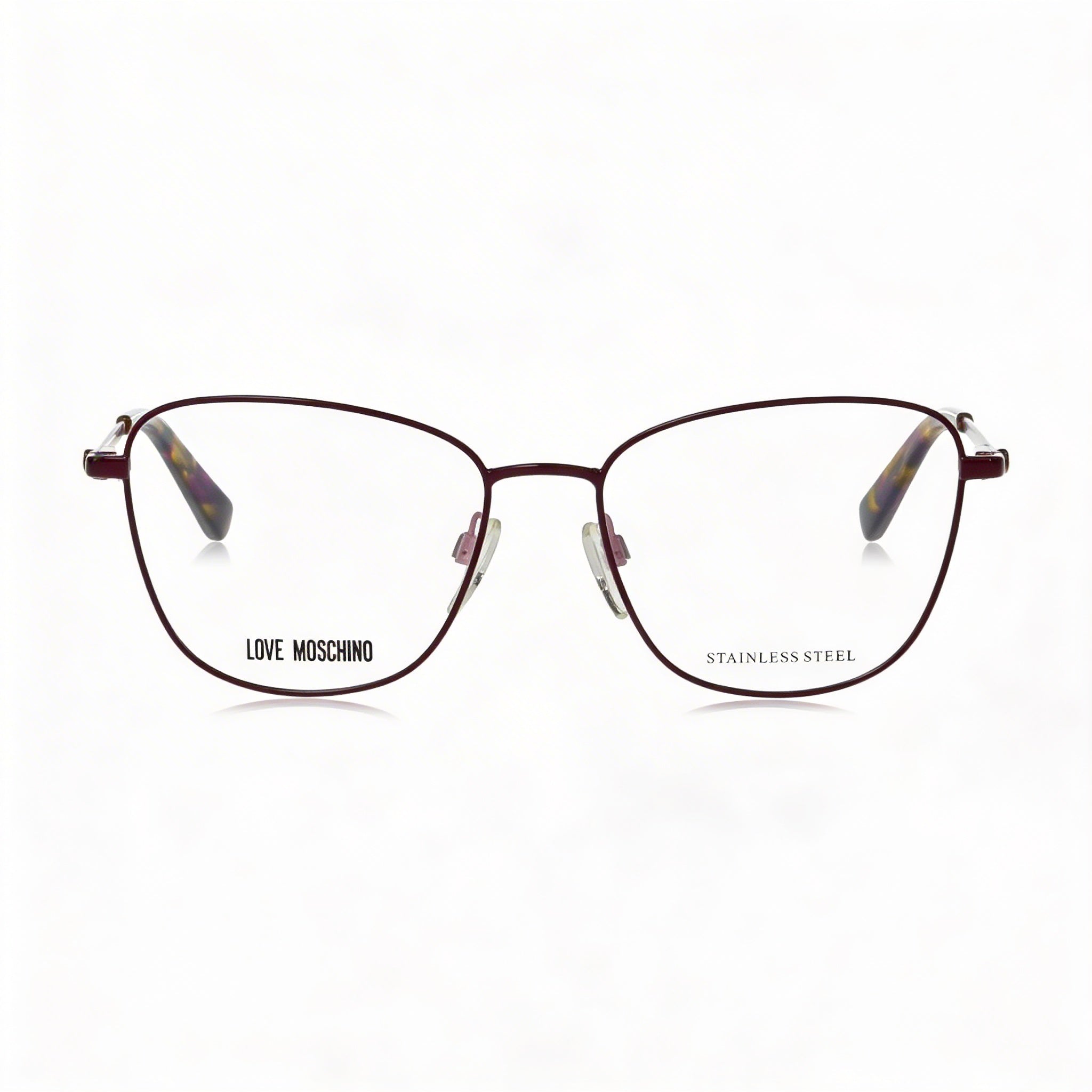 Gafas de sol Love Moschino 3D Heart LMMOL5528 para mujer, de acero inoxidable y color cereza, con protección UV, talla 52-16-140, Photo 2