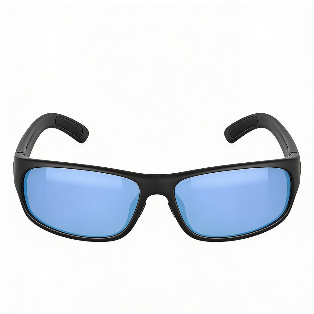 Bollé Anaconda Unisex Multicoloured Composite Frame Sky Blue Polarized UV Protection Lenses Sunglasses 65mm