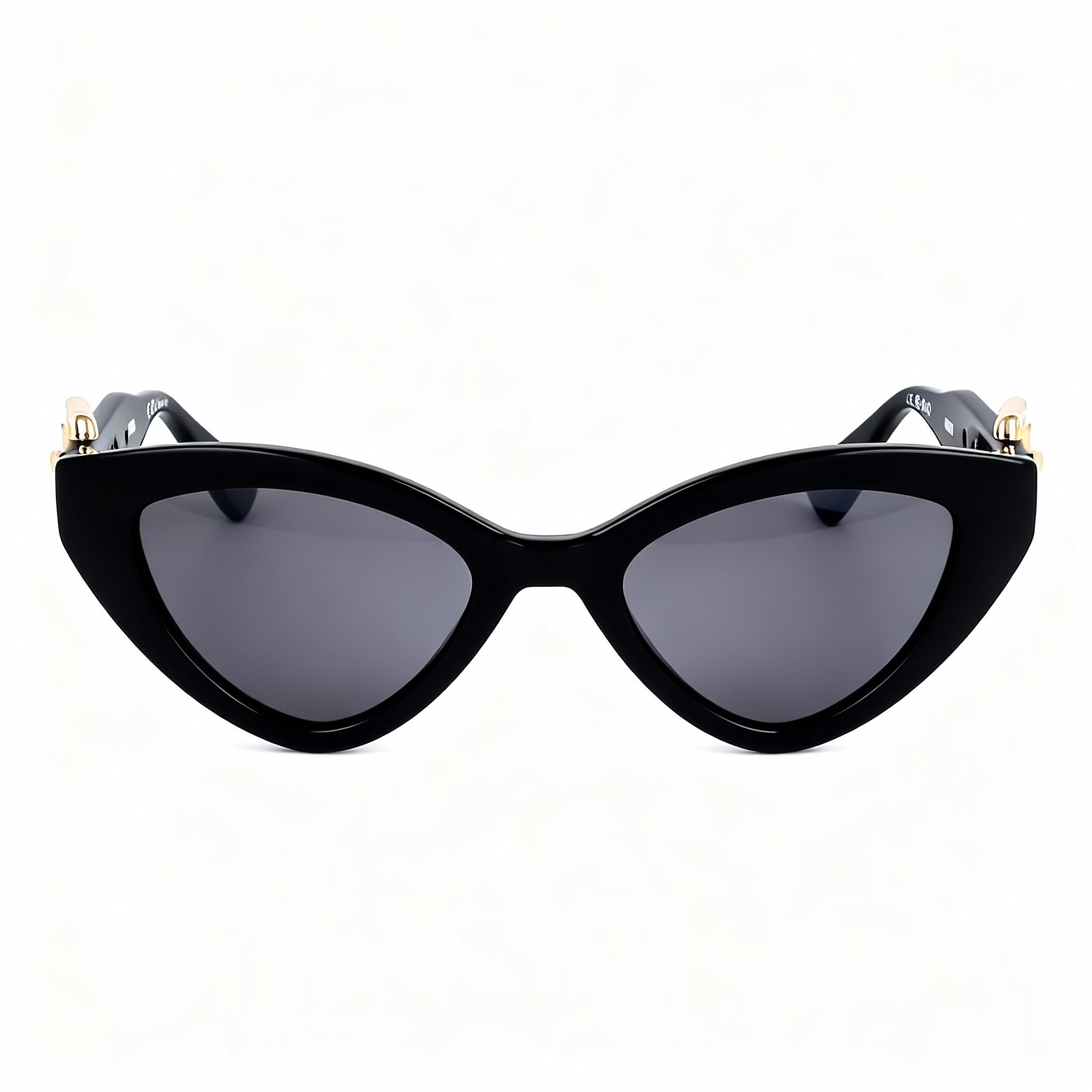 Gafas de sol Moschino MOS142/S para mujer, estilo ojo de gato, montura completa, de plástico negro, no polarizadas, 100 % UV, 51 mm, Photo 2