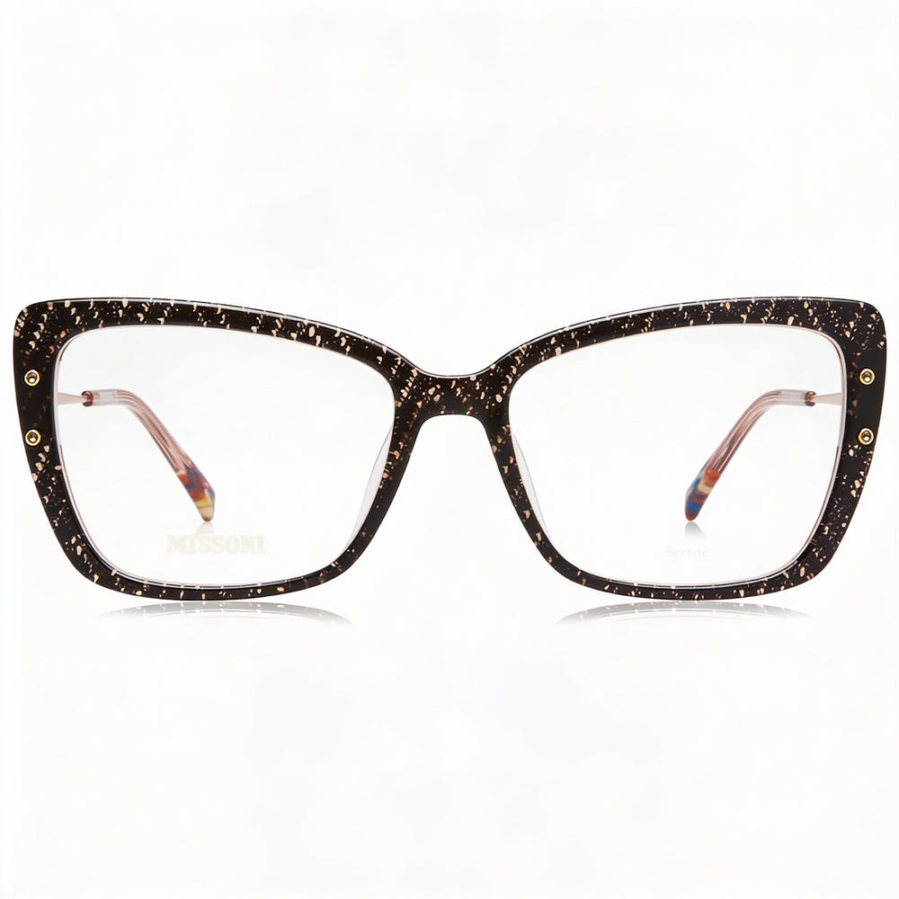 Gafas de sol Missoni Casual para mujer, montura de poliamida, lentes de policarbonato no polarizadas en color nude negro, 54 mm