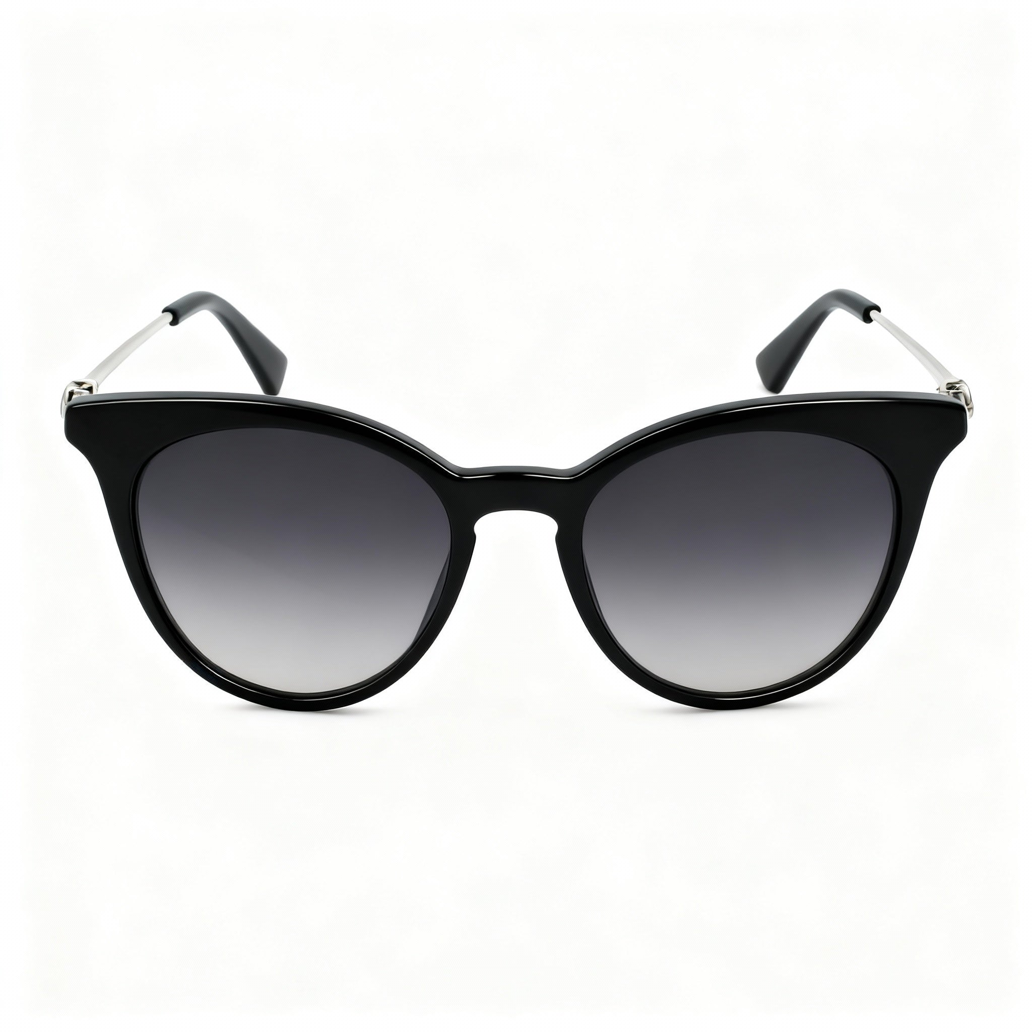 Longchamp LO693S Women's Casual Acetate Black White Frame Black Lens Non-Polarized Sunglasses 52mm, Photo 3