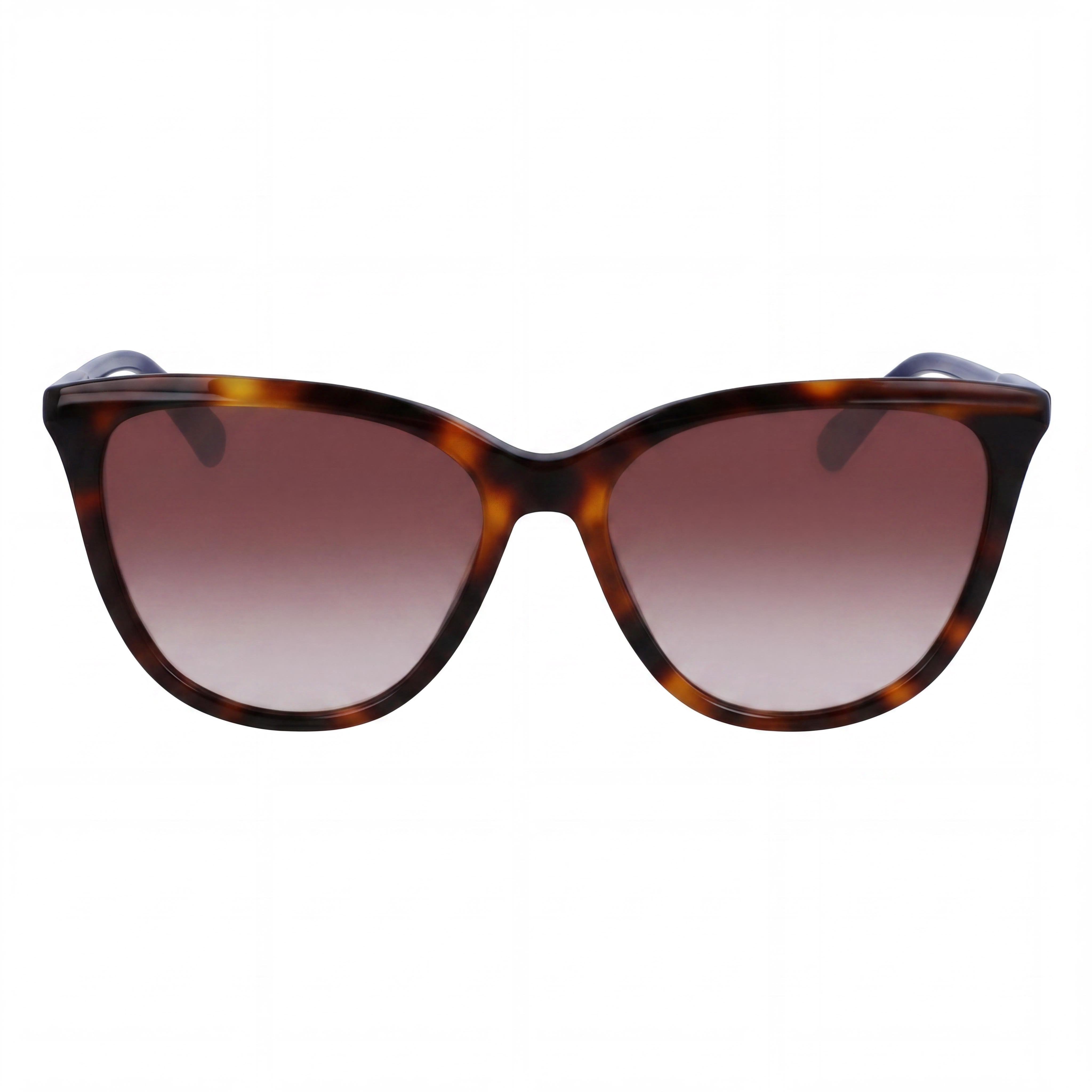 Longchamp Modern LO718S Unisex Sunglasses featuring Acetate Havana Frame and Polycarbonate Lenses, Size 56-16-140, Photo 2