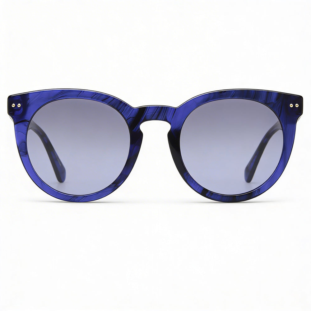Kate Spade New York Alexus/S Women's Blue Plastic Frame Gray Azure Lens Sunglasses with UV Protection 49mm