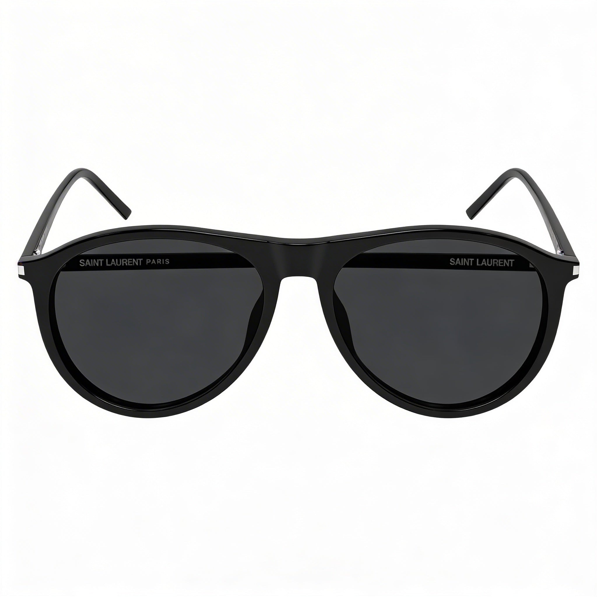 Yves Saint Laurent SL 667 Aviators Women's Black Acetate Frame Black Plastic Non-Polarized Lenses 56mm, Photo 2