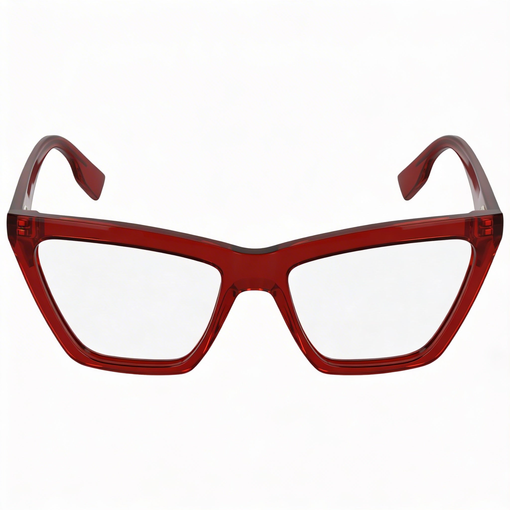 Gafas de acetato rojo para mujer KARL LAGERFELD Kl6195 con lentes transparentes de policarbonato, tamaño 54-17-140, Photo 2