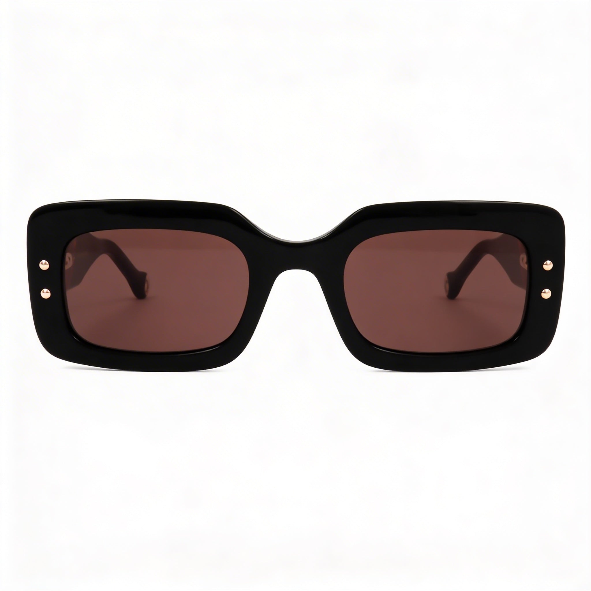 Carolina Herrera Seasonal Women's Black Burgun Plastic Frame UV Protected Sunglasses 50mm Lens Width, Photo 2