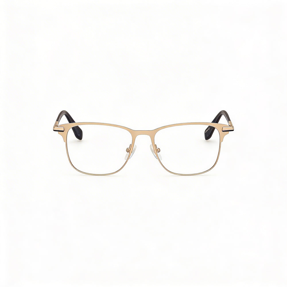 Gafas de mujer Marcolin con montura de metal oro pálido y cristales compuestos multicolores