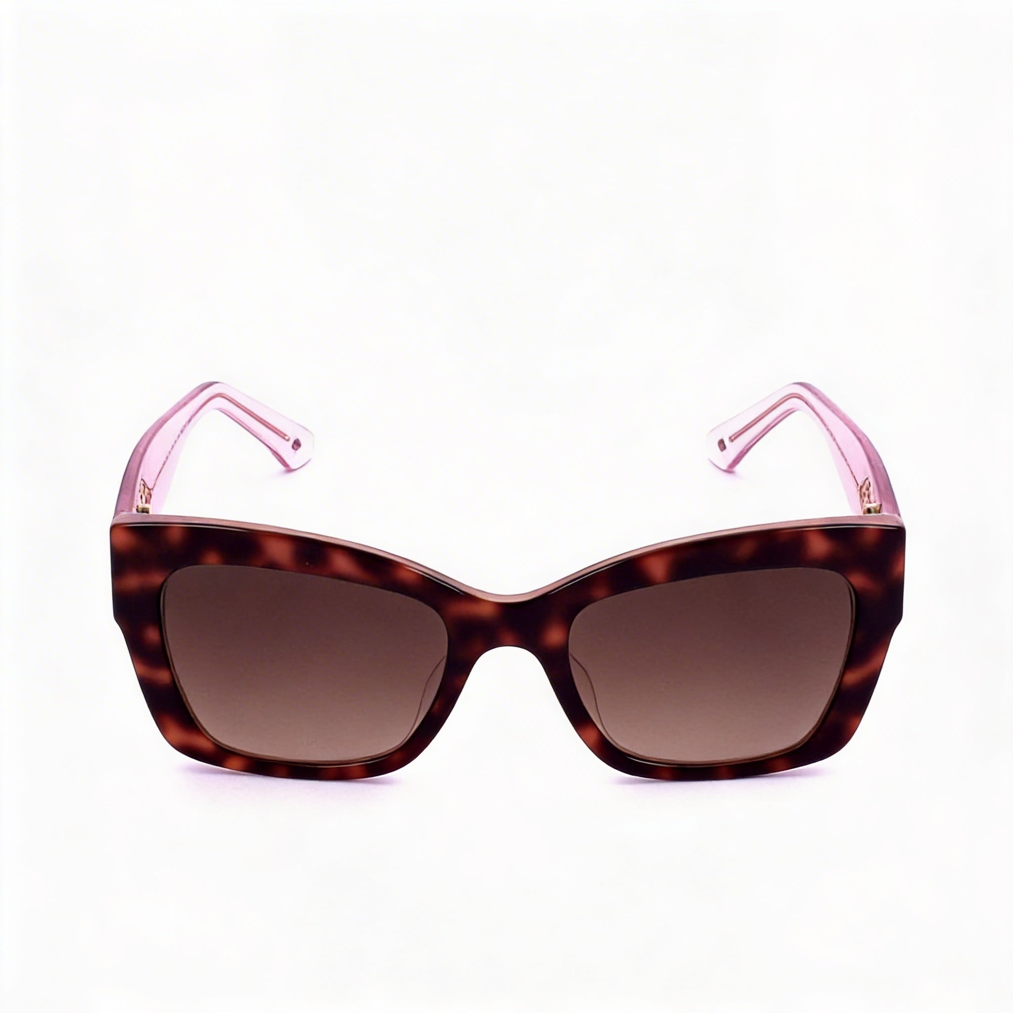 kate spade new york Gafas de Sol Clásicas de Plástico Ojo de Gato para Mujer Havana Rosa/Marrón Degradado con Protección UV 53mm, Photo 2