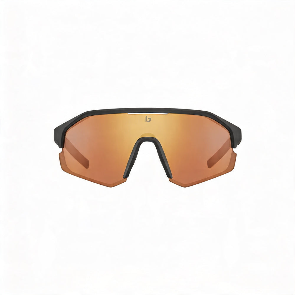 bollé Lightshifter Unisex Photochromic UV Protection Thermoplastic Polyurethane Sunglasses - Lemon Oleo, Phantom Brown Red Lenses