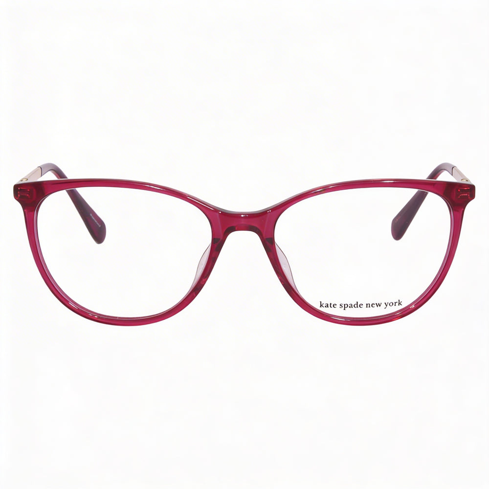 Gafas de sol Kate Spade New York Kimberlee para mujer, montura cuadrada de plástico, montura completa, logotipo en dorado cereza, talla 52-17