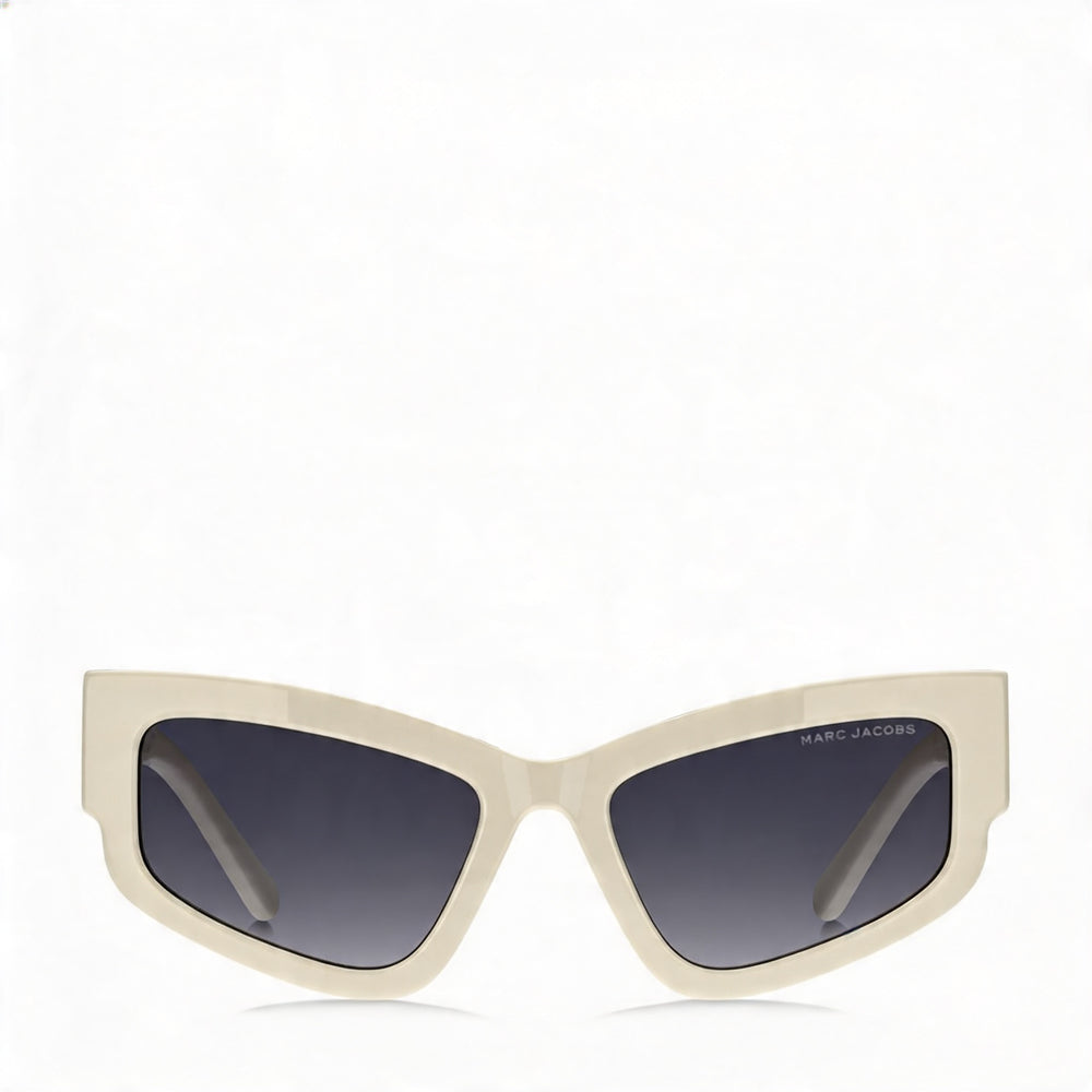 Marc Jacobs Casual Men’s Polyamide Frame Sunglasses Beige Black with Dark Grey Shaded Polycarbonate Non-Polarized Lenses 55mm