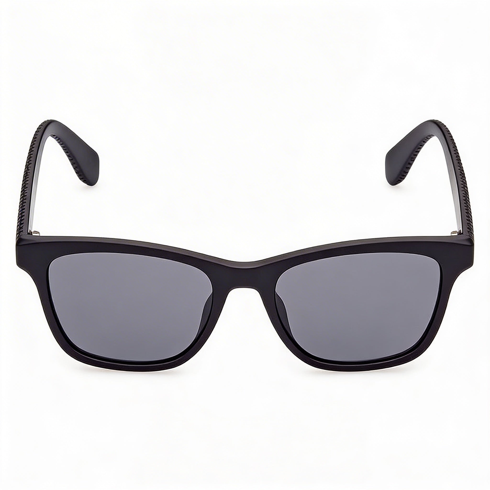 Adidas Or0069 Unisex Matte Black Injected Square Frame Sunglasses with Smoke Non-Polarized UV Protected Lenses 54mm, Photo 2