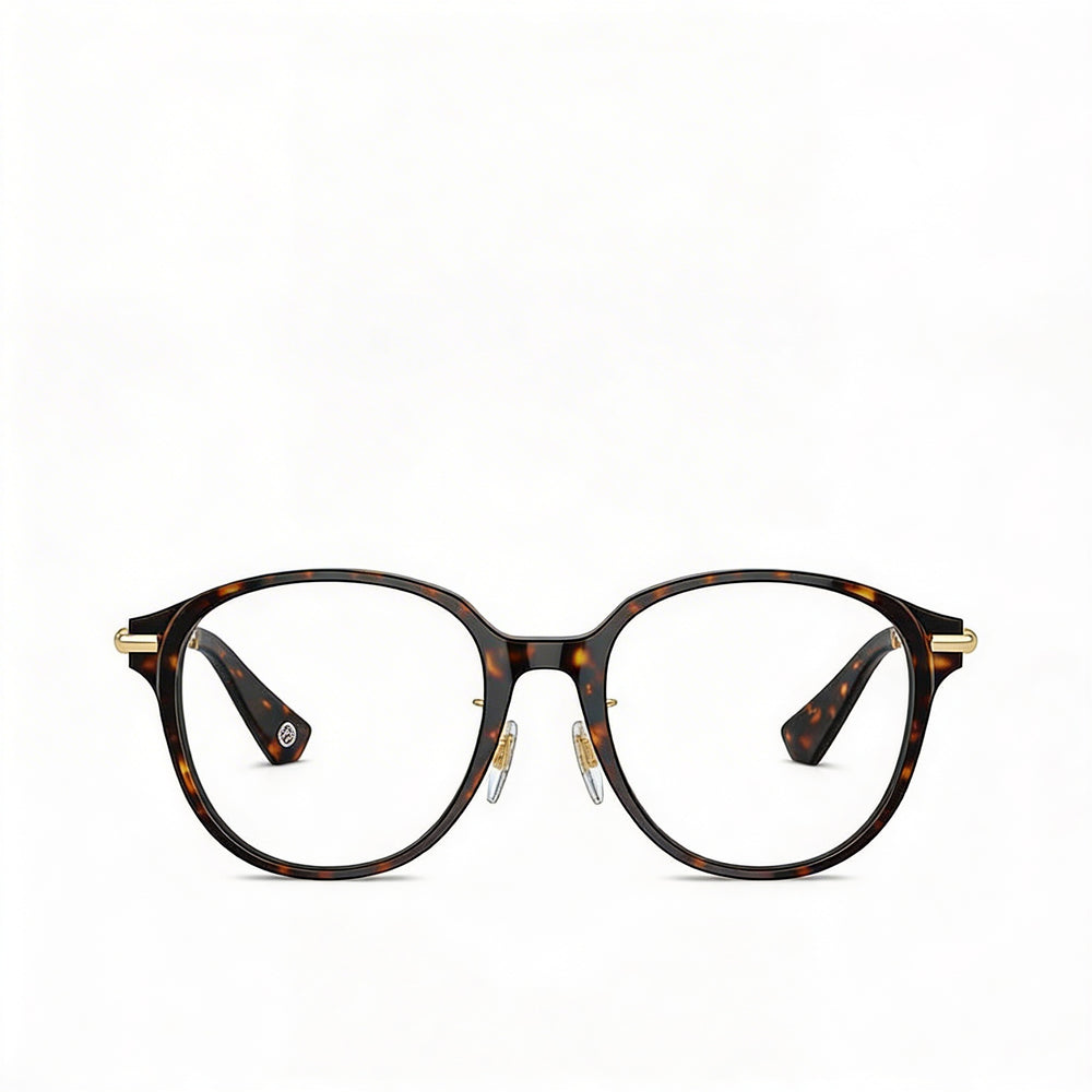 BURBERRY Be 2412d Men's Dark Havana Acetate Frame with Clear Polycarbonate Lenses Optical Glasses 52-19-140