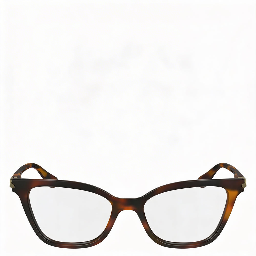 Gafas Ferragamo unisex con montura de acetato inyectado en color tortuga y lentes de policarbonato polarizadas multicolor de 51 mm