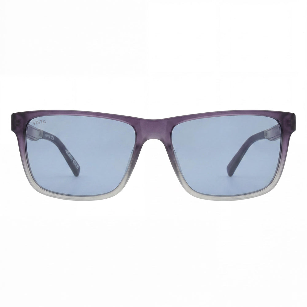 Gafas de sol polarizadas MARCOLIN USA, INC para hombre, montura azul de Ultem ligero, lentes ahumadas, protección UV del 100%, antirreflectantes