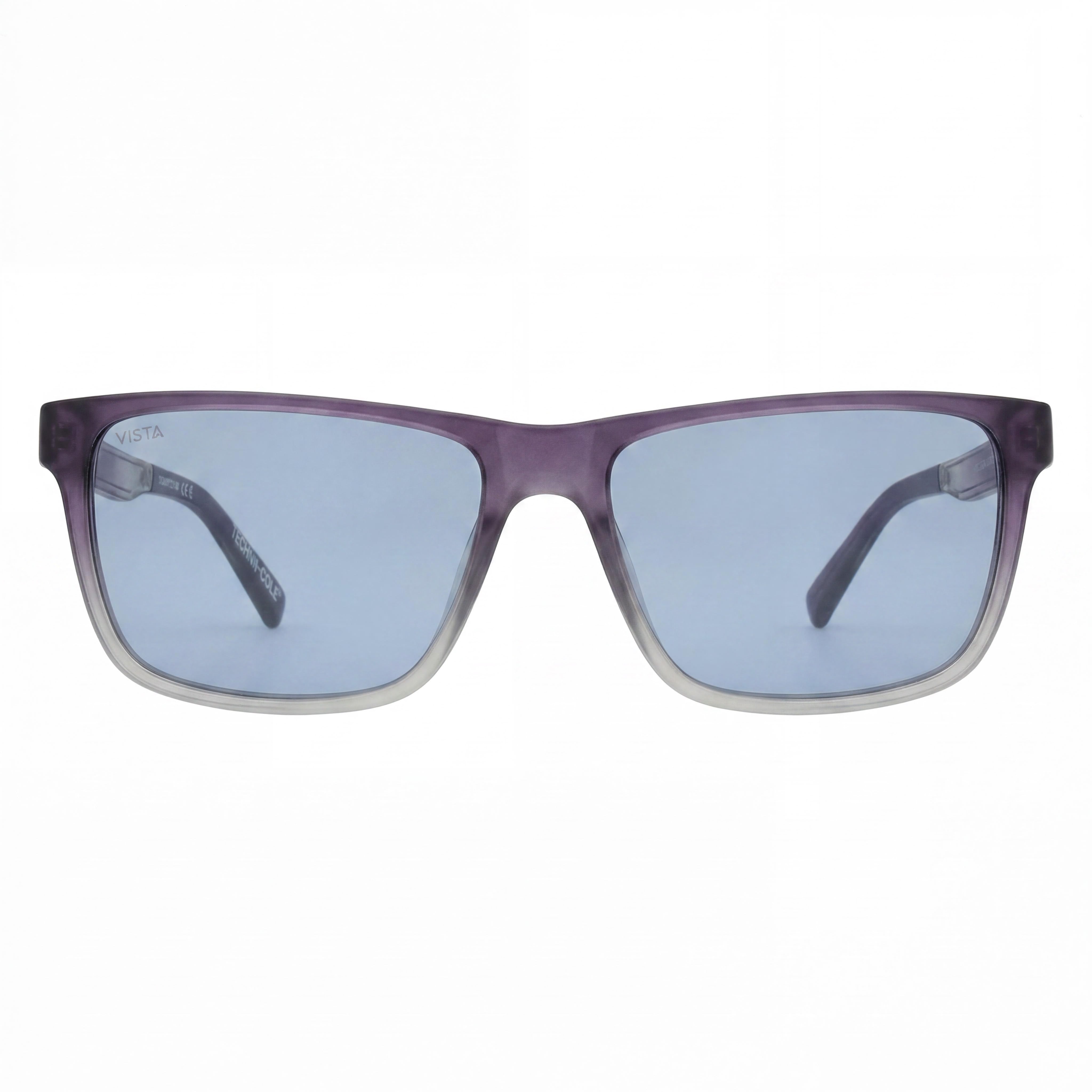 MARCOLIN USA, INC Men's Lightweight Ultem Blue Frame Smoke Polarized 100% UV Protection Anti-Reflective Sunglasses, Photo 2