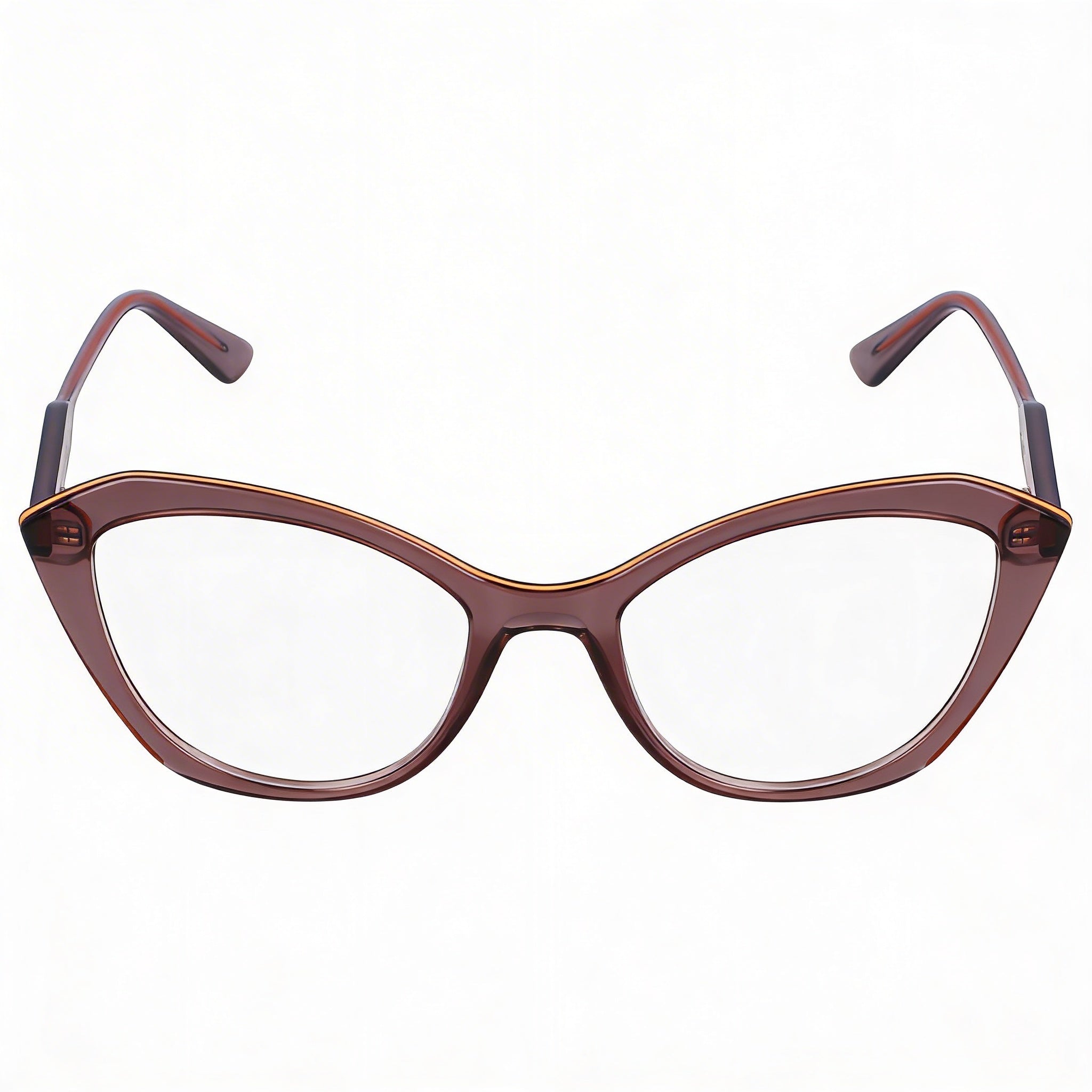 KARL LAGERFELD Modern Women's Brown Injected Frame Eyeglasses with Polycarbonate Lenses 52-19-140mm, Photo 2