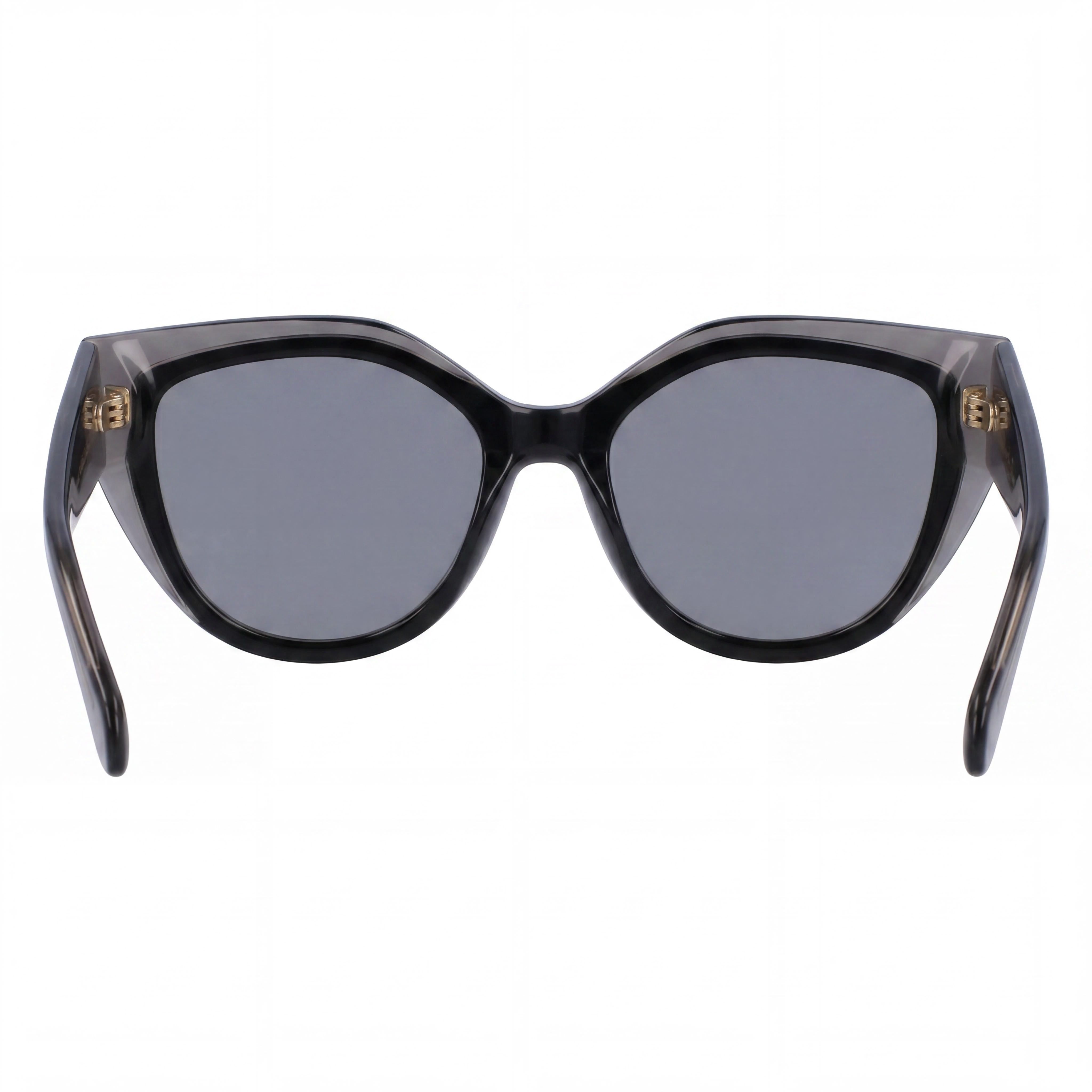 Salvatore Ferragamo Butterfly Men's Acetate Frame Transparent Grey/Black Polycarbonate Lenses 100% UV 53mm, Photo 2