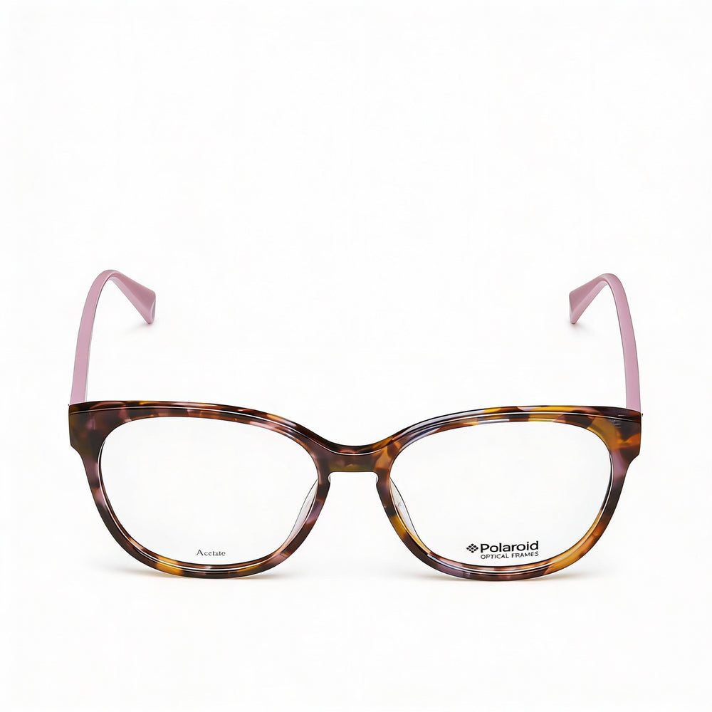 Gafas de acetato Polaroid Pld D371 para mujer, color rosa habana, 53 mm