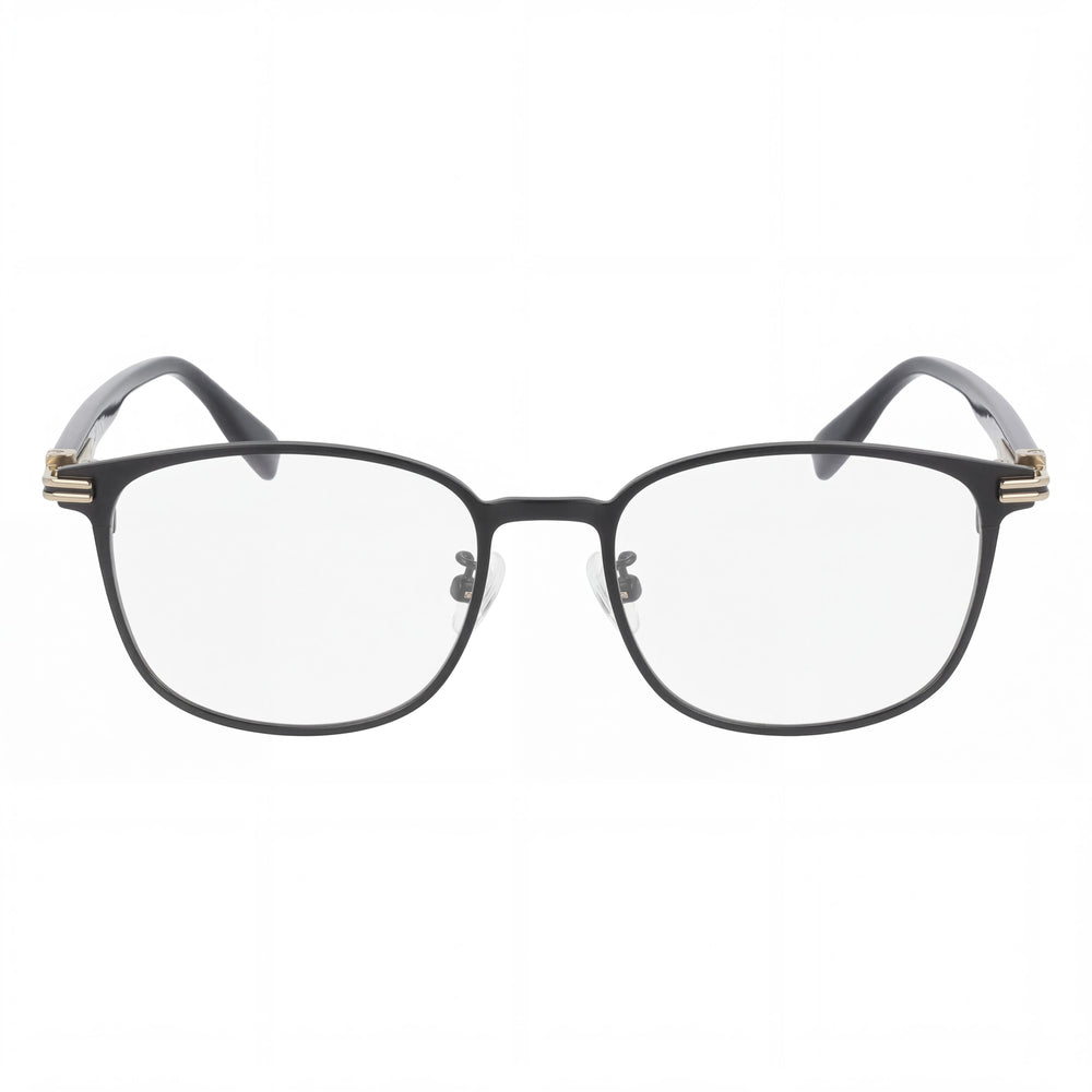 Gafas Ópticas Lacoste L2530lb para Hombre, Negro Satinado, con Lentes de Policarbonato, Tamaño 52-18-145