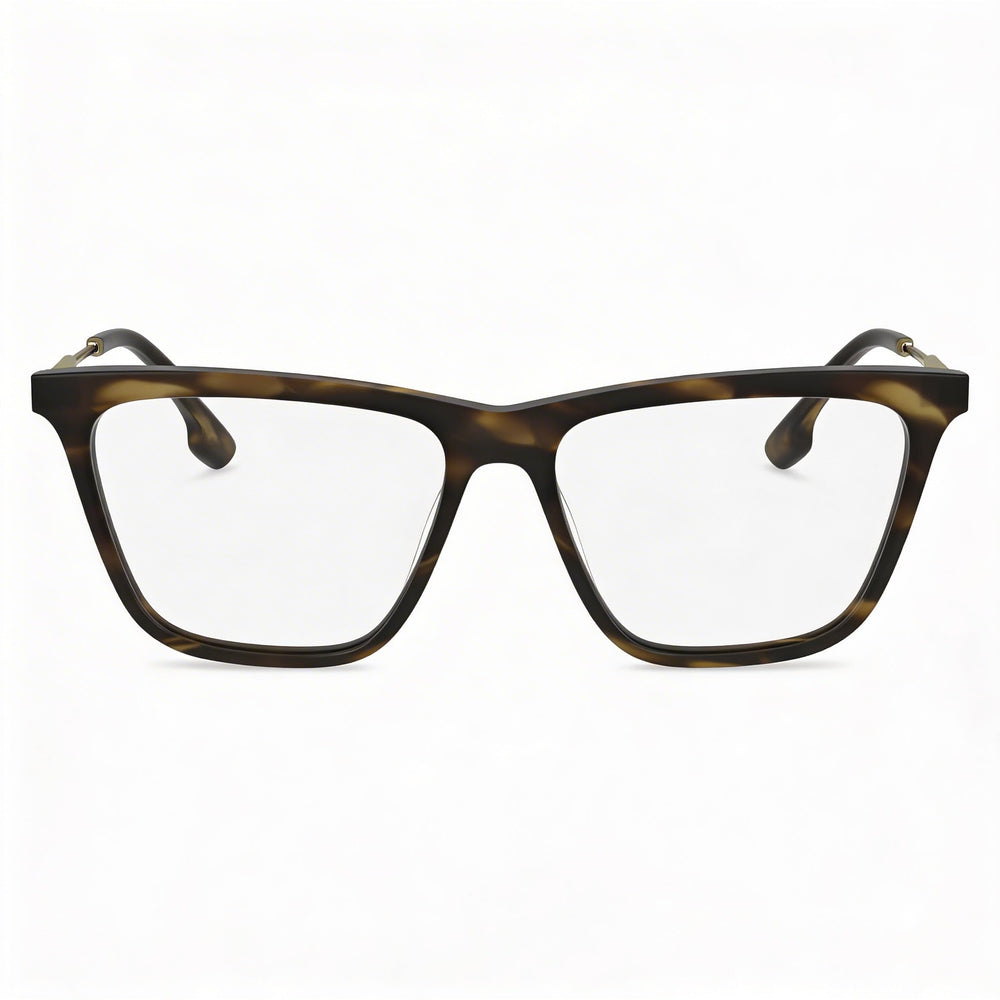 Gafas Cuadradas Victoria Beckham VB2663 color Khaki Havana para Mujer, 54mm