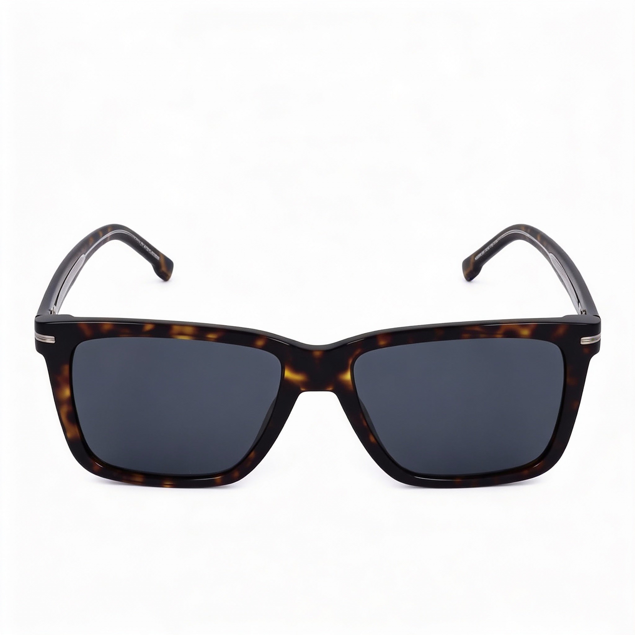 Gafas de sol unisex Hugo Boss Classic de acetato gris habano oscuro con lentes de acetato ecológico con protección UV de 55 mm, Photo 2