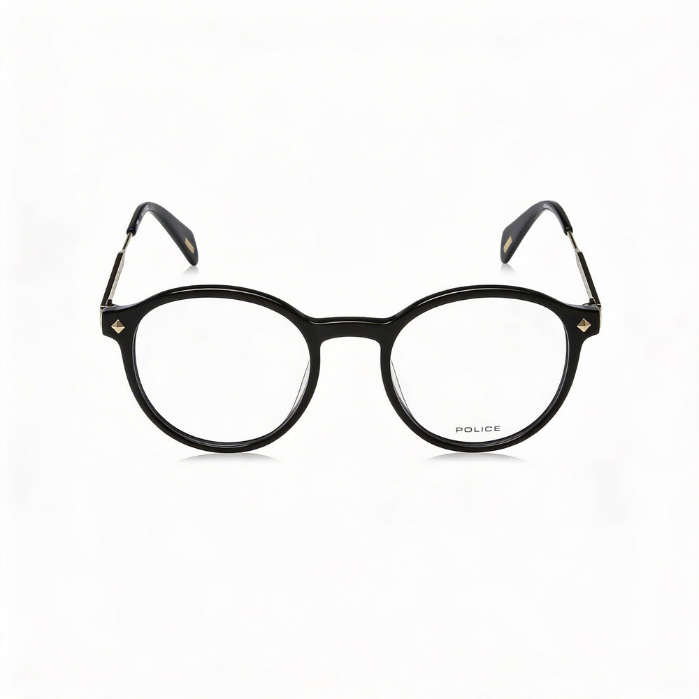Police VPLG27 Modern Men's Acetate and Metal Frame Non-Polarized Eyeglasses 49mm