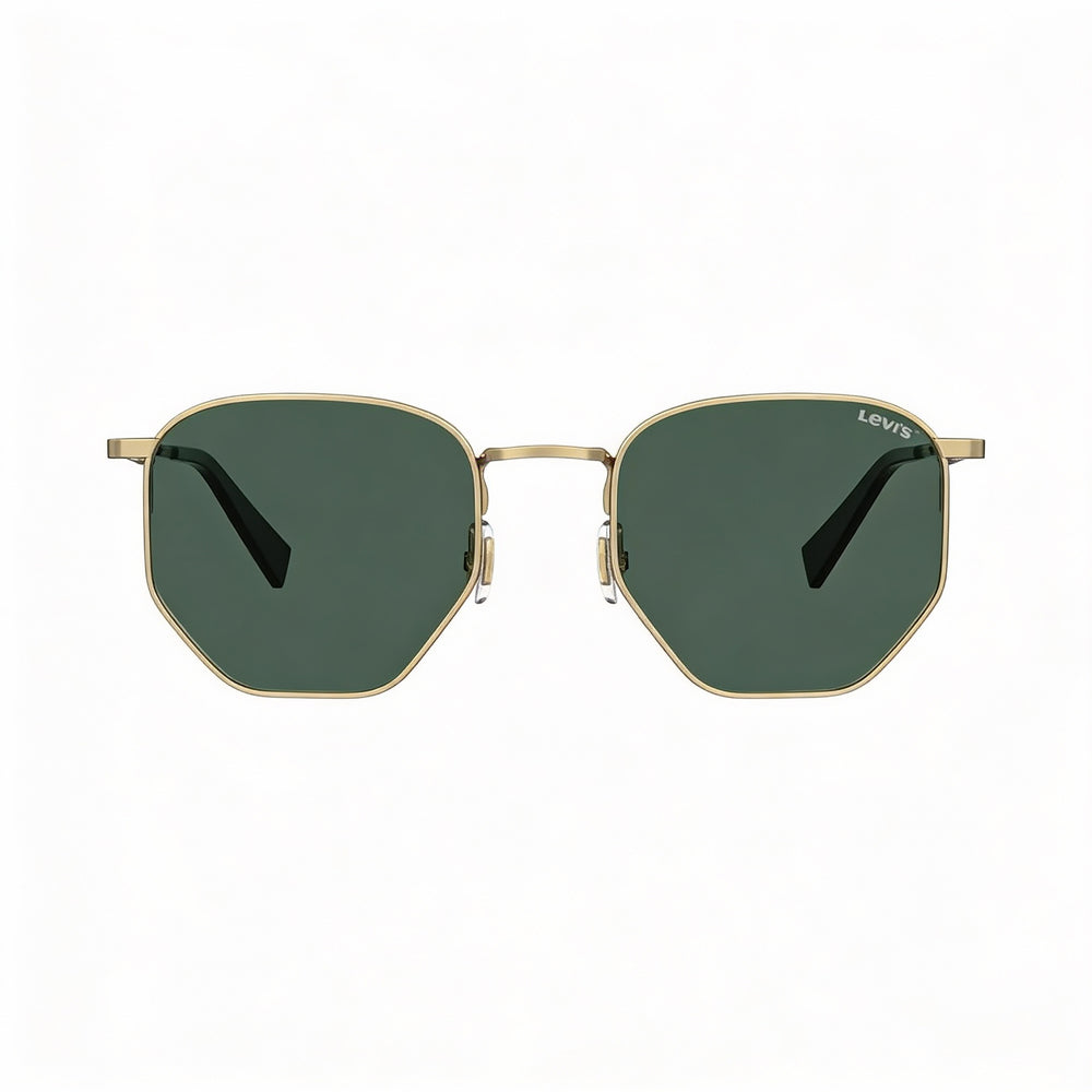 Gafas Levi's Modern para hombre con montura metálica y lentes de policarbonato no polarizado con protección UV de 51 mm