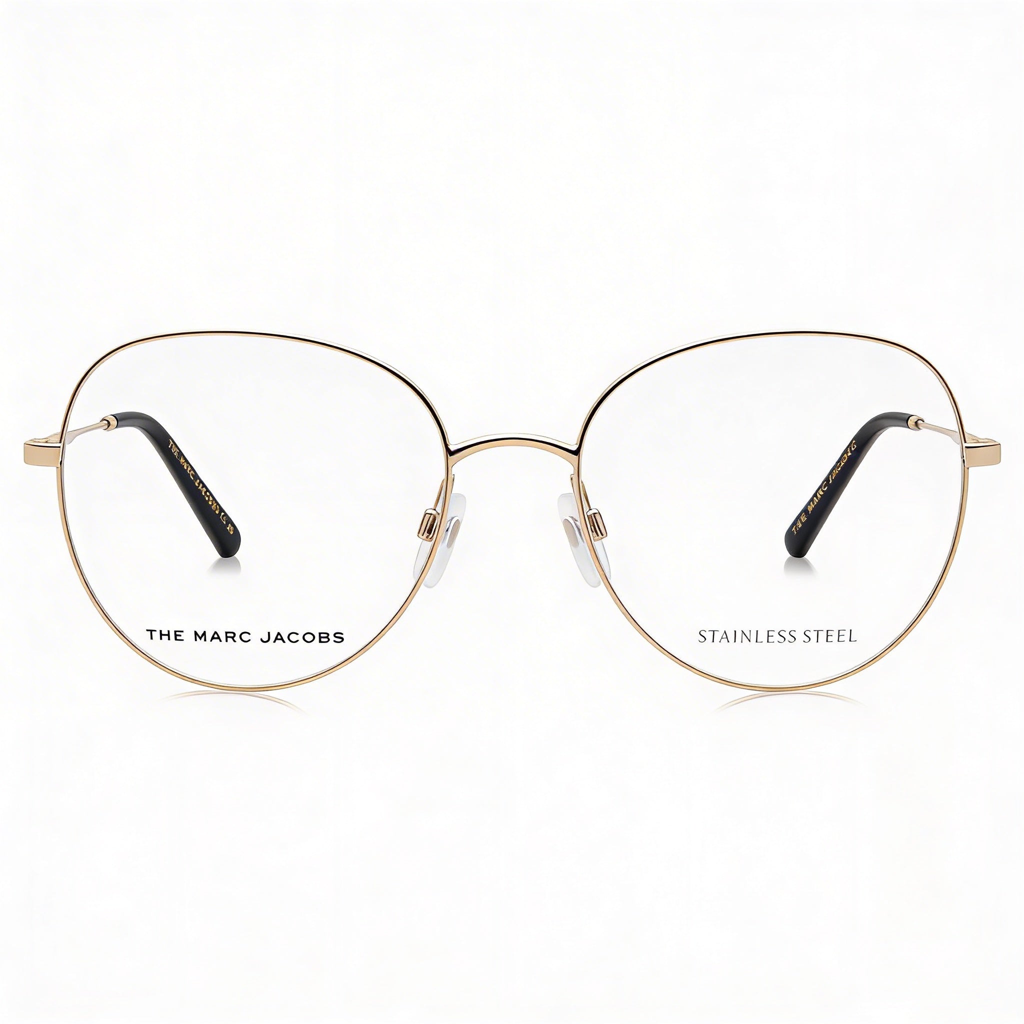 Marc Jacobs MARC 590 Women's Gold Metal Optical Eyeglasses with Polycarbonate UV Protected Lenses, 54mm, Photo 2