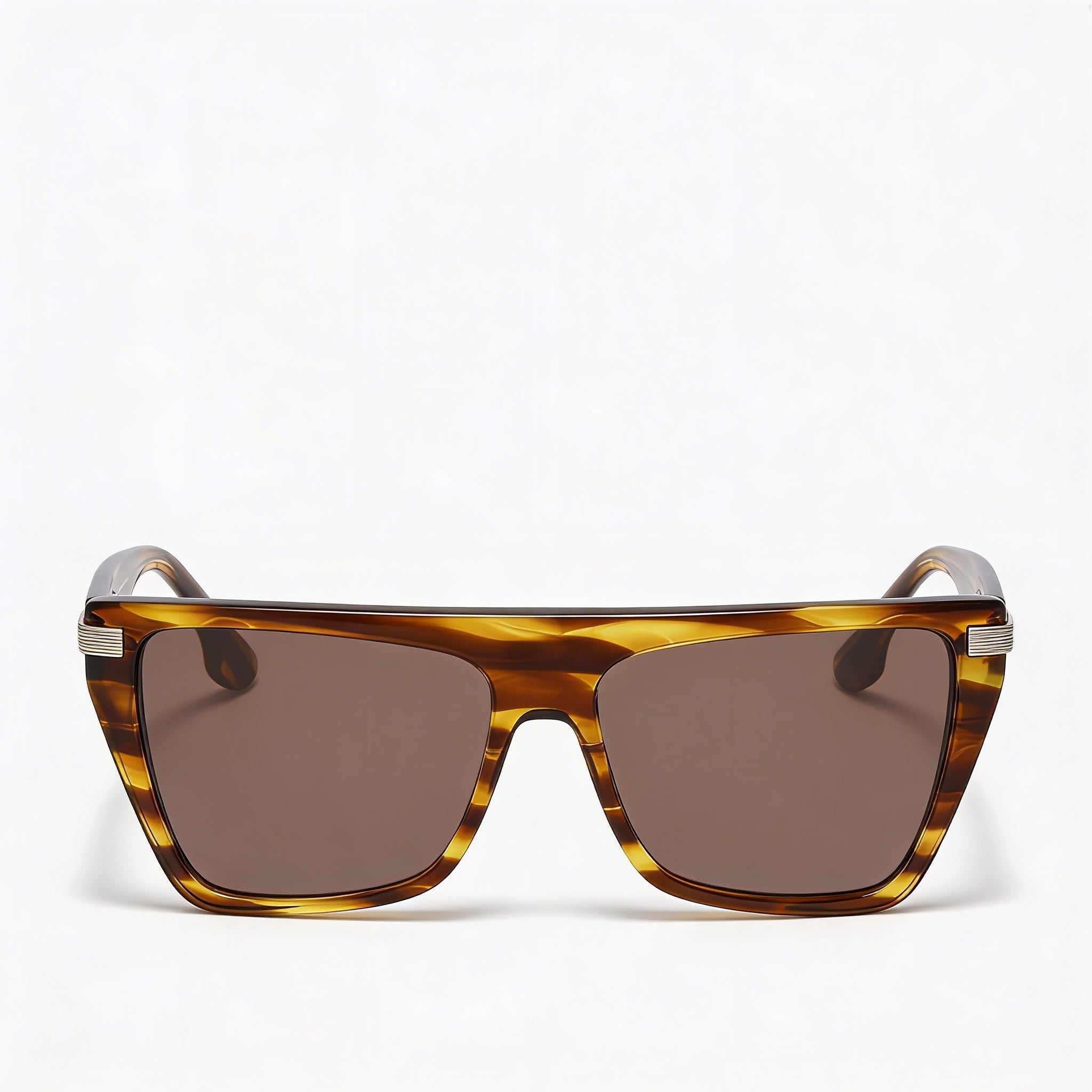 Gafas de sol Victoria Beckham Vb684s para mujer, montura de rayas color tabaco, lentes de 57 mm, puente de 15 mm, patillas de 140 mm, Photo 2