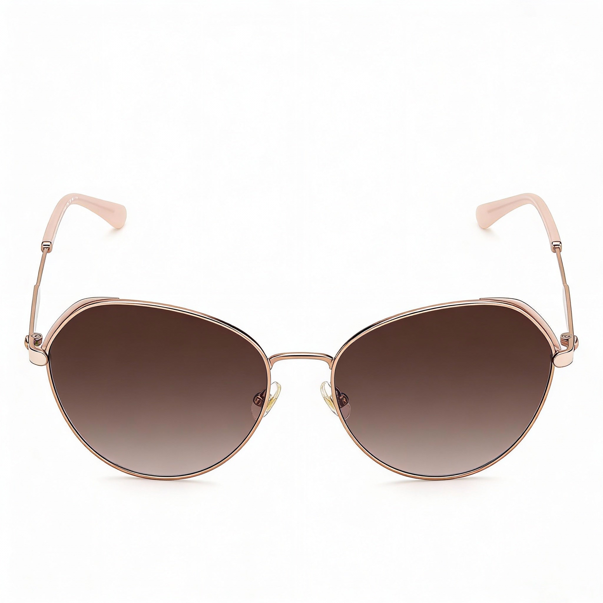 Kate Spade New York Octavia/G/S Women's Stainless Steel Red Gold Frame Brown Gradient Lens 59mm Non-Polarized UV Protection Sunglasses, Photo 2