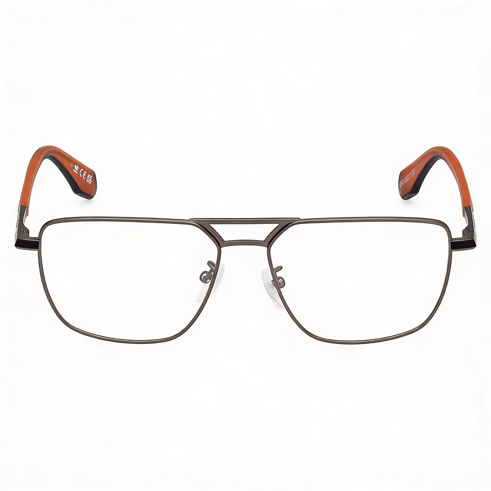 Gafas unisex Adidas Originals OR5069 de metal, color bronce mate/naranja oscuro brillante, talla 56-15-145