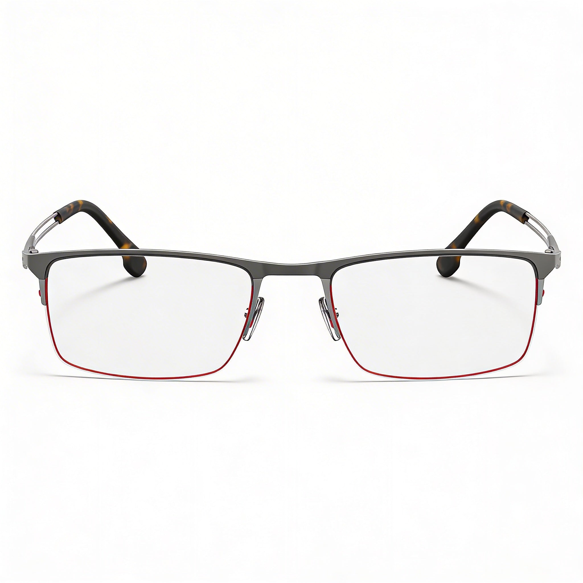 Carrera 8832 Unisex Titanium & Beta-Titanium Optical Eyeglasses with Semi-Matte Dark Ruthenium Frame 55mm, Photo 2