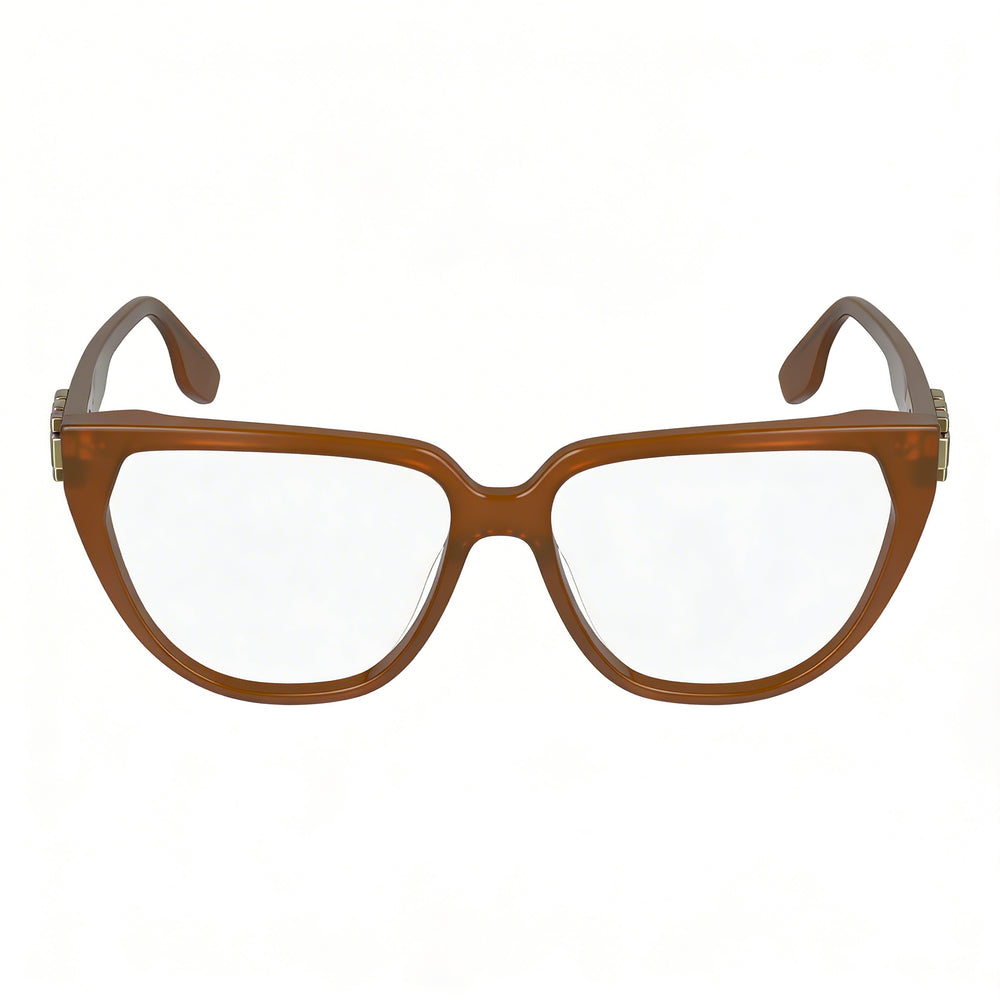 Victoria Beckham Modern Women's Acetate Sunglasses featuring Caramel Frame and Caramel Polycarbonate Lenses 54mm
