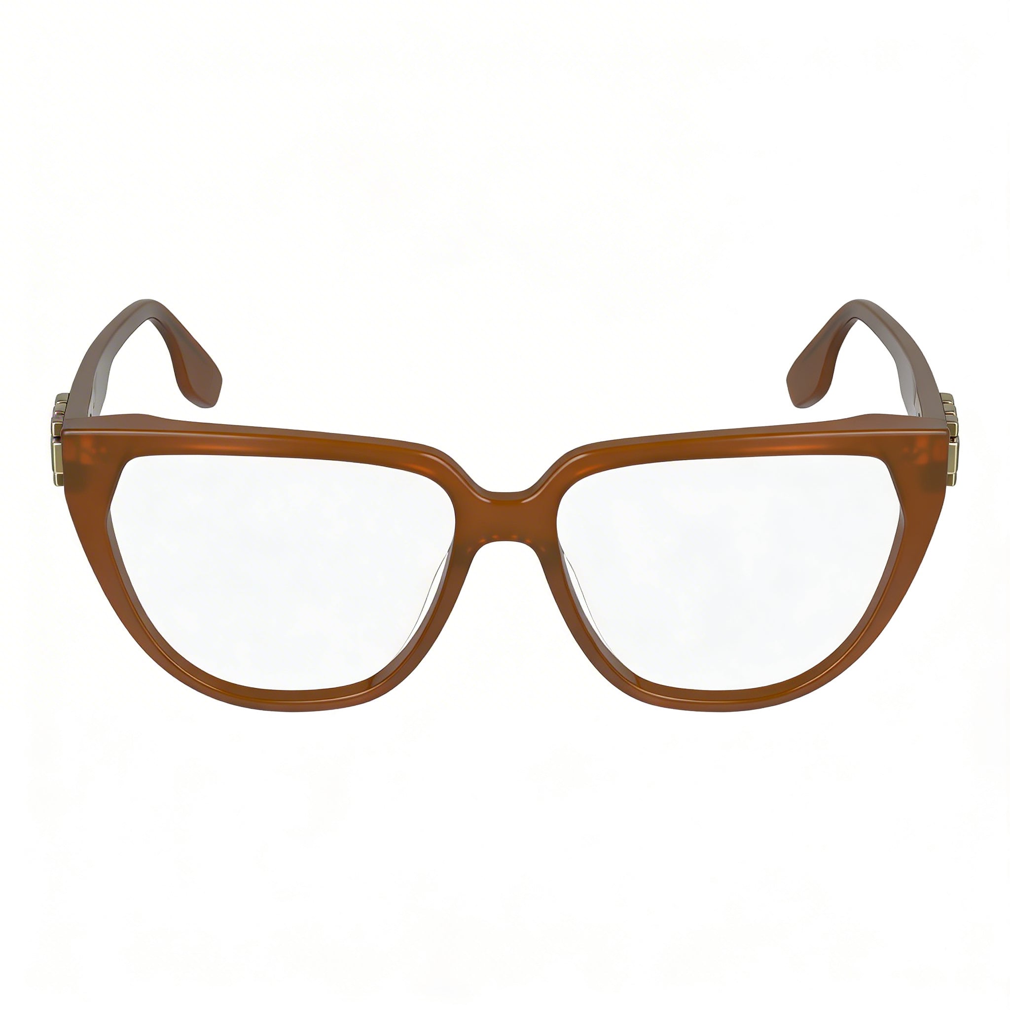 Victoria Beckham Modern Women's Acetate Sunglasses featuring Caramel Frame and Caramel Polycarbonate Lenses 54mm, Photo 2