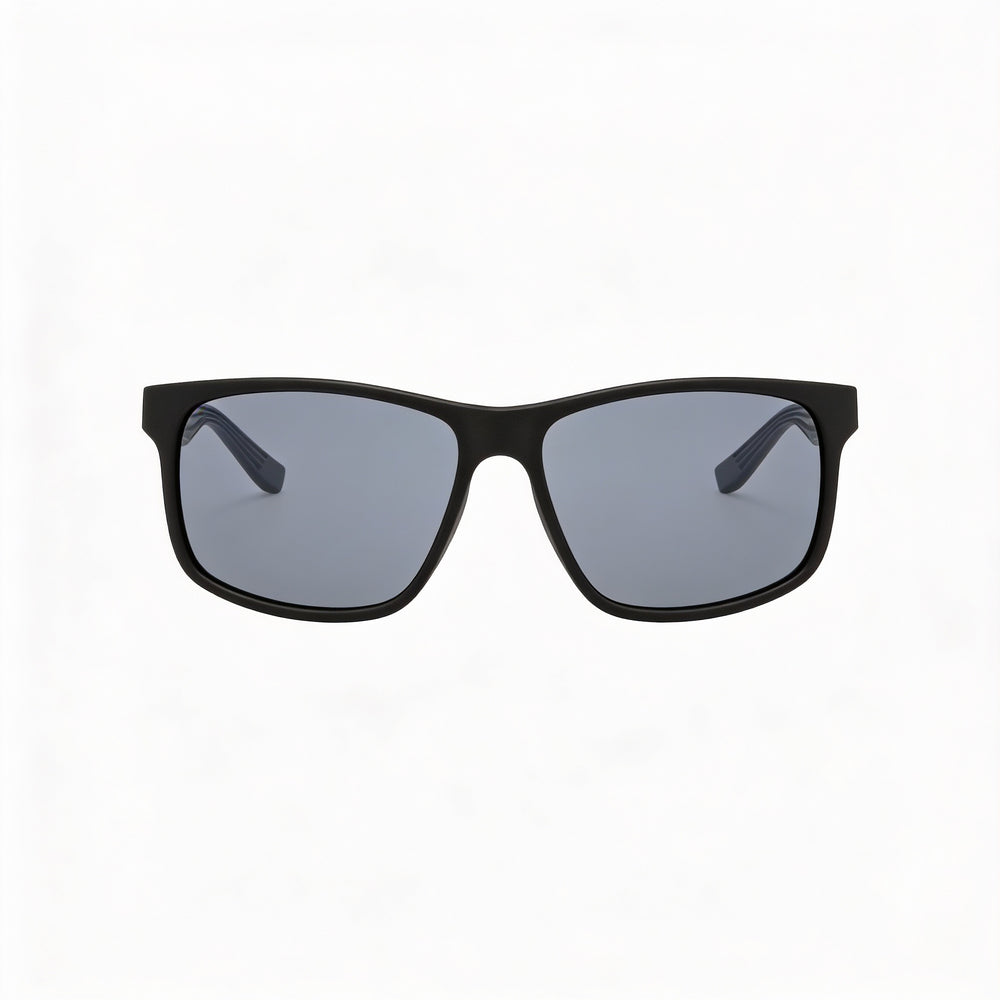 Gafas de sol Nike Cruiser Ev0834 para mujer, con montura de plástico en negro mate, protección UV, gris plateado brillante, 59 mm