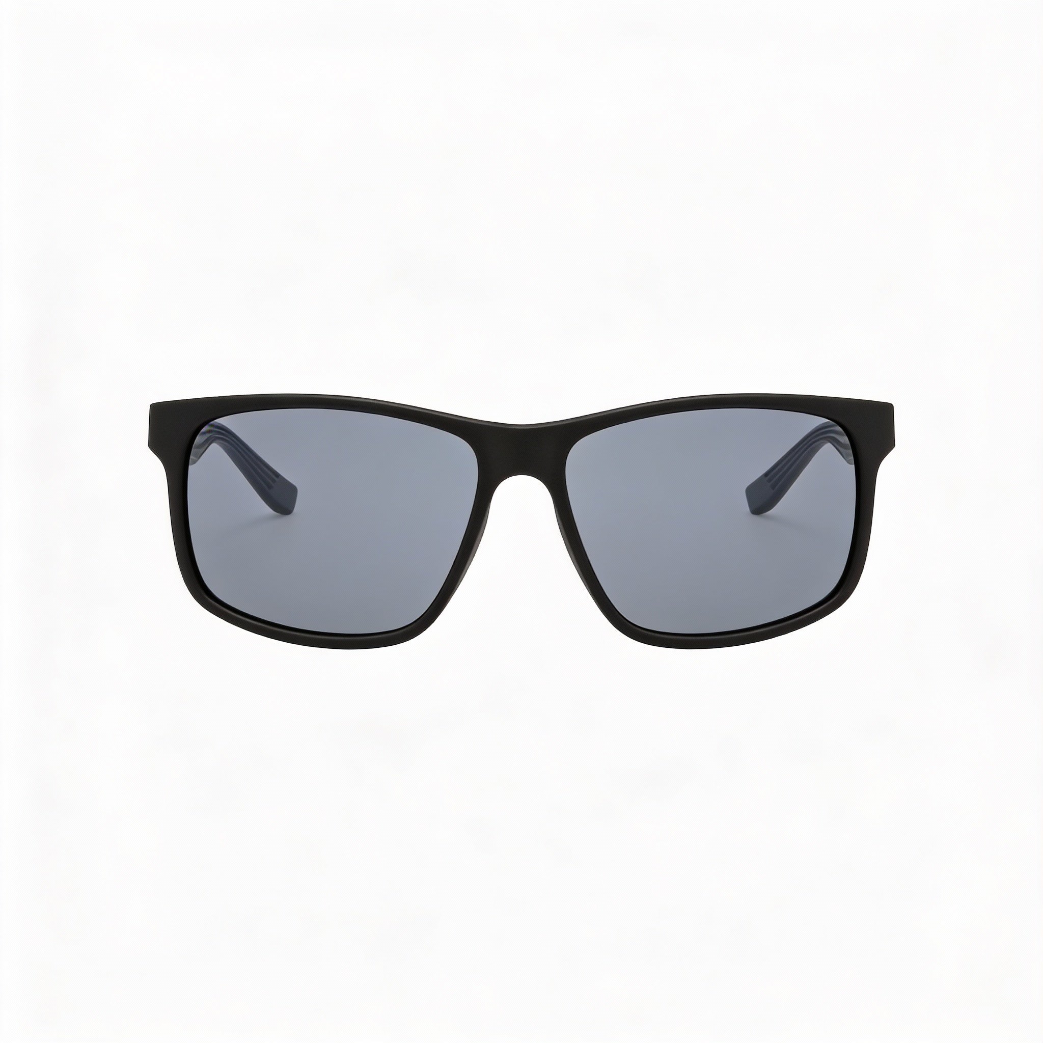 Nike Cruiser Ev0834 Women's Matte Black Plastic Frame Sunglasses, UV Protection, Grey Silver Flash 59mm, Photo 2