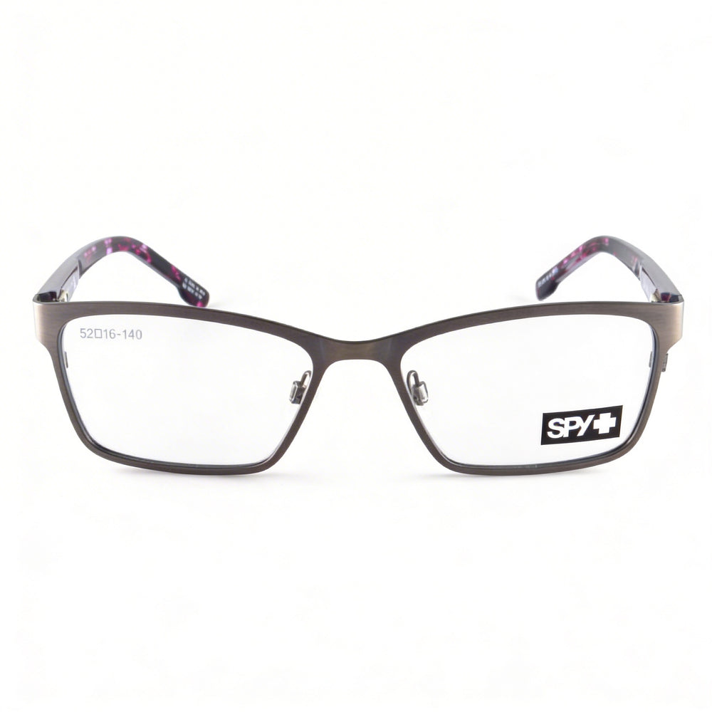 Gafas Spy Classic para mujer de material compuesto, acabado cepillado, color bronce, camuflaje, carey y transparentes, sin demostración, 52 mm