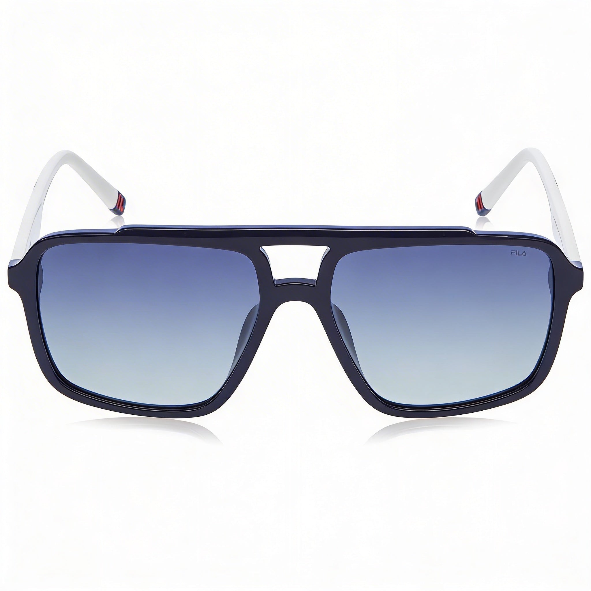 Fila SFI460 Casual Men's Navigator Blue Frame UV Protected Sunglasses with Blue Gradient Lenses 57-16-145, Photo 2