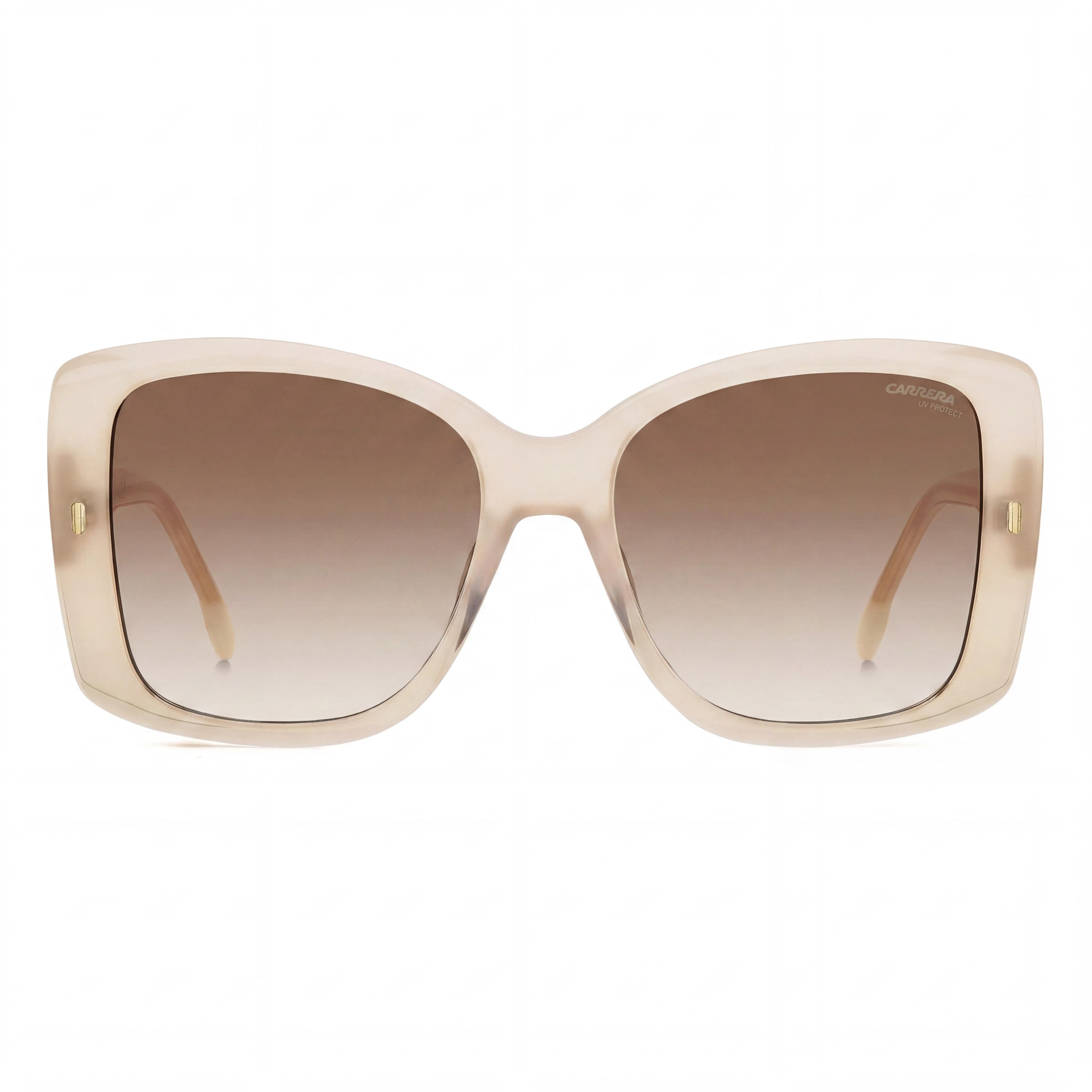 Carrera Women's Casual Ivory Plastic Frame Brown Shaded UV Protection Non-Polarized 56mm Sunglasses, Photo 2