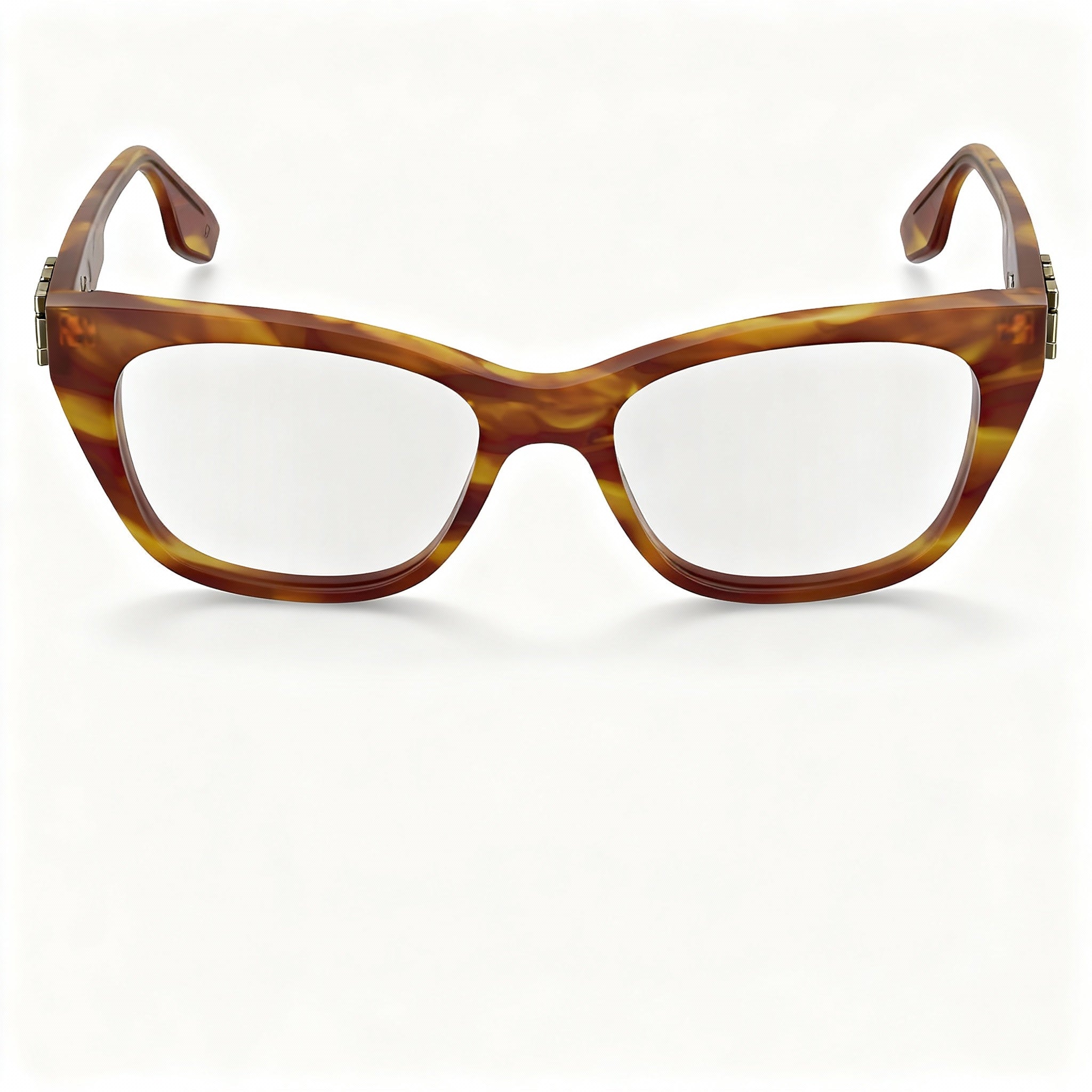 Victoria Beckham Women's Modern VB2662 Acetate Non-Polarised Eyewear 52mm Frame Striped Blonde Havana