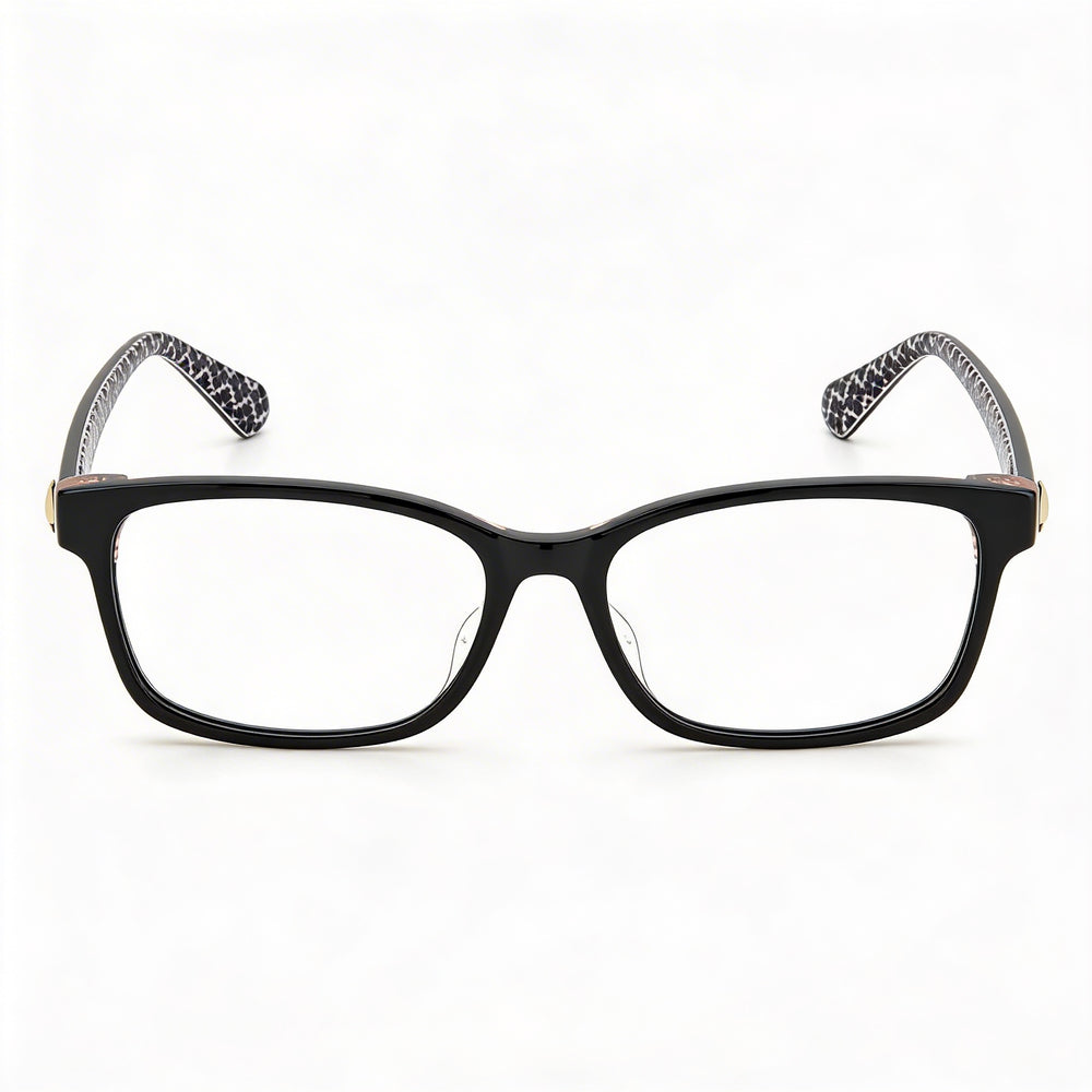 Gafas Ópticas Rectangulares de Acetato para Mujer Kate Spade New York, Negro Rosa 53-16-145 mm