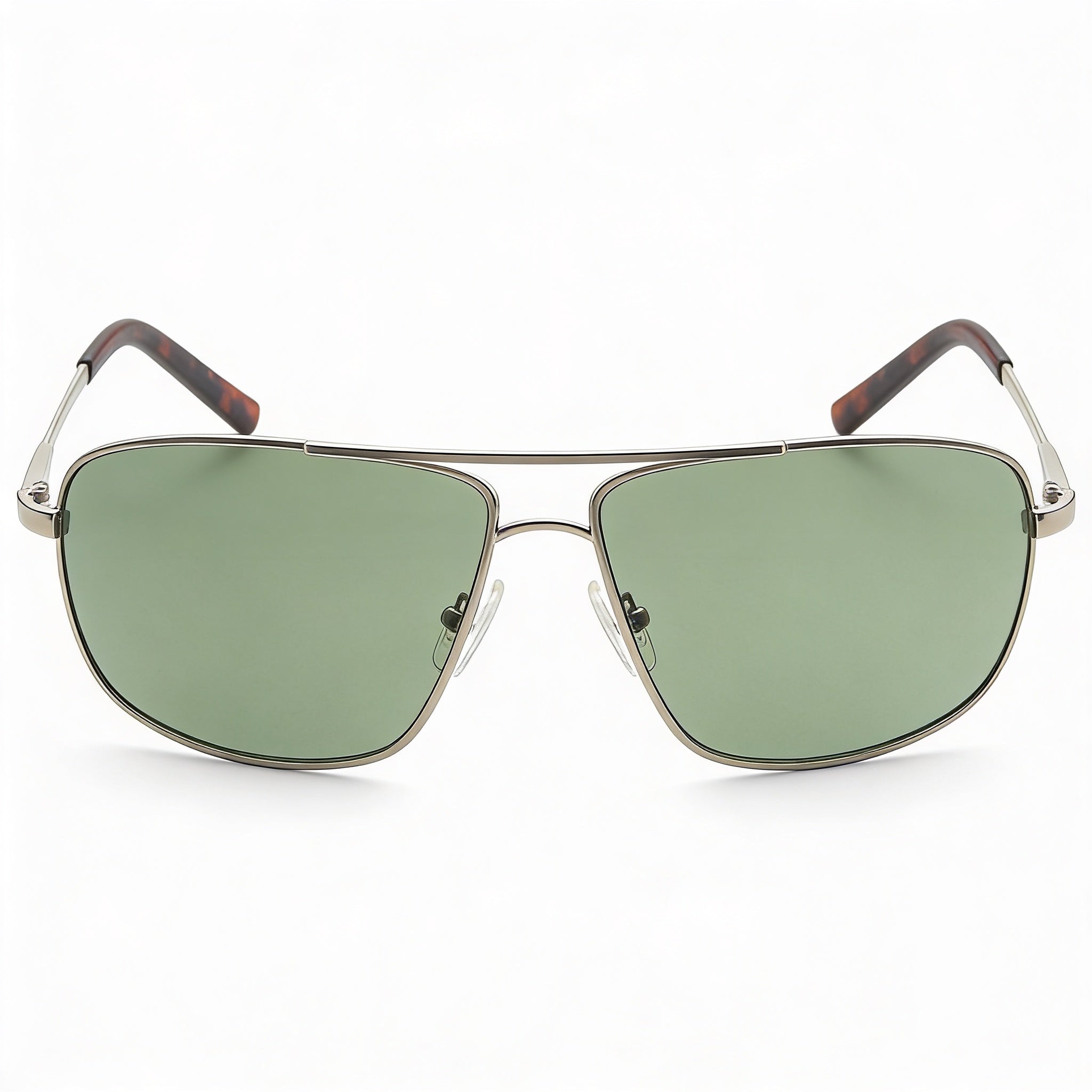 Gafas de sol GUESS Gf0232 para mujer, montura verde níquel-estaño claro mate, lentes verdes, protección UV, patillas de 145 mm, Photo 2