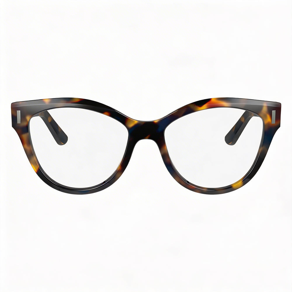 Gafas de sol unisex modernas Calvin Klein con montura de acetato azul Habana y protección UV de 53 mm