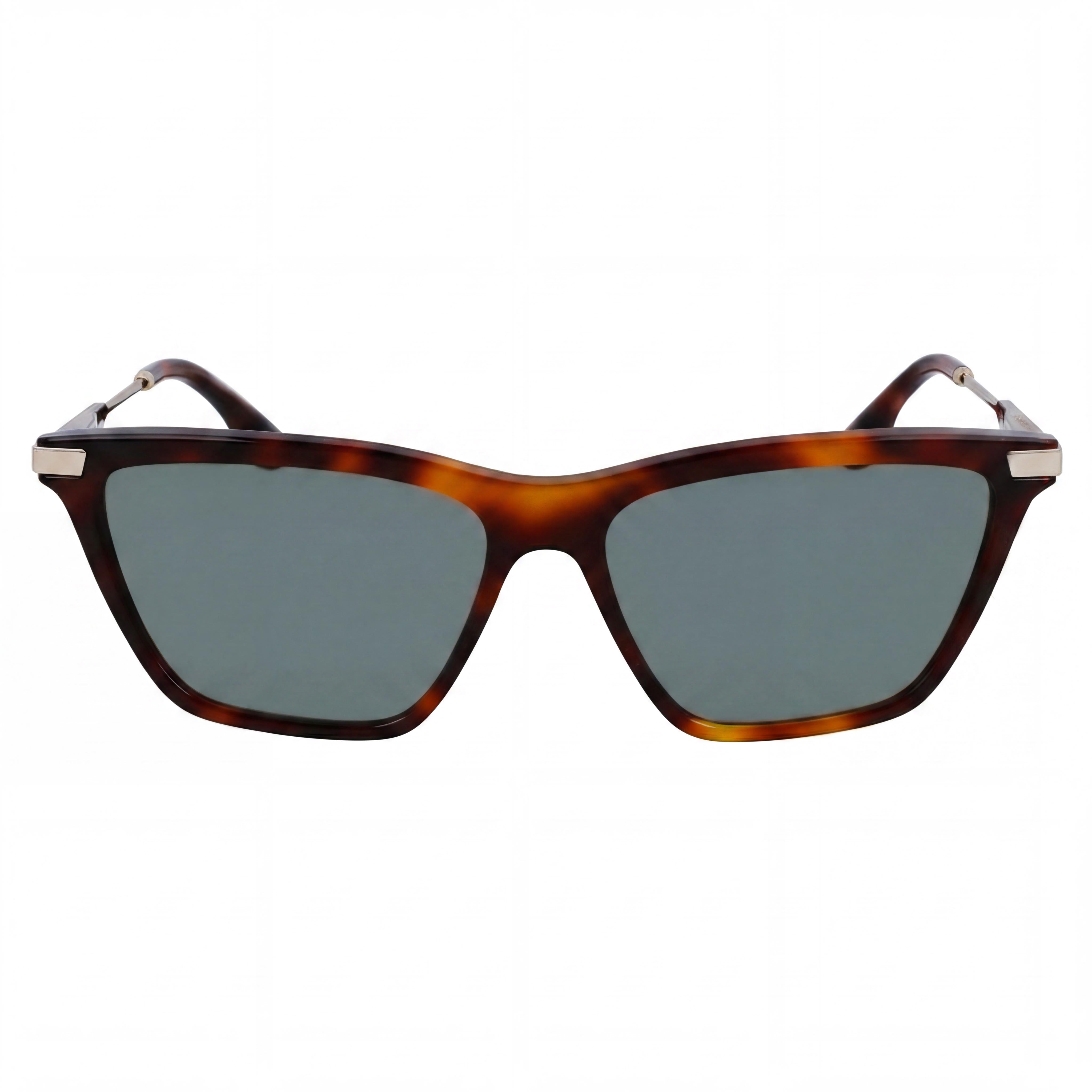 Victoria Beckham Modern Style Women's Acetate Frame Tortoise Color Sunglasses with Polycarbonate Lenses 57mm, Photo 2