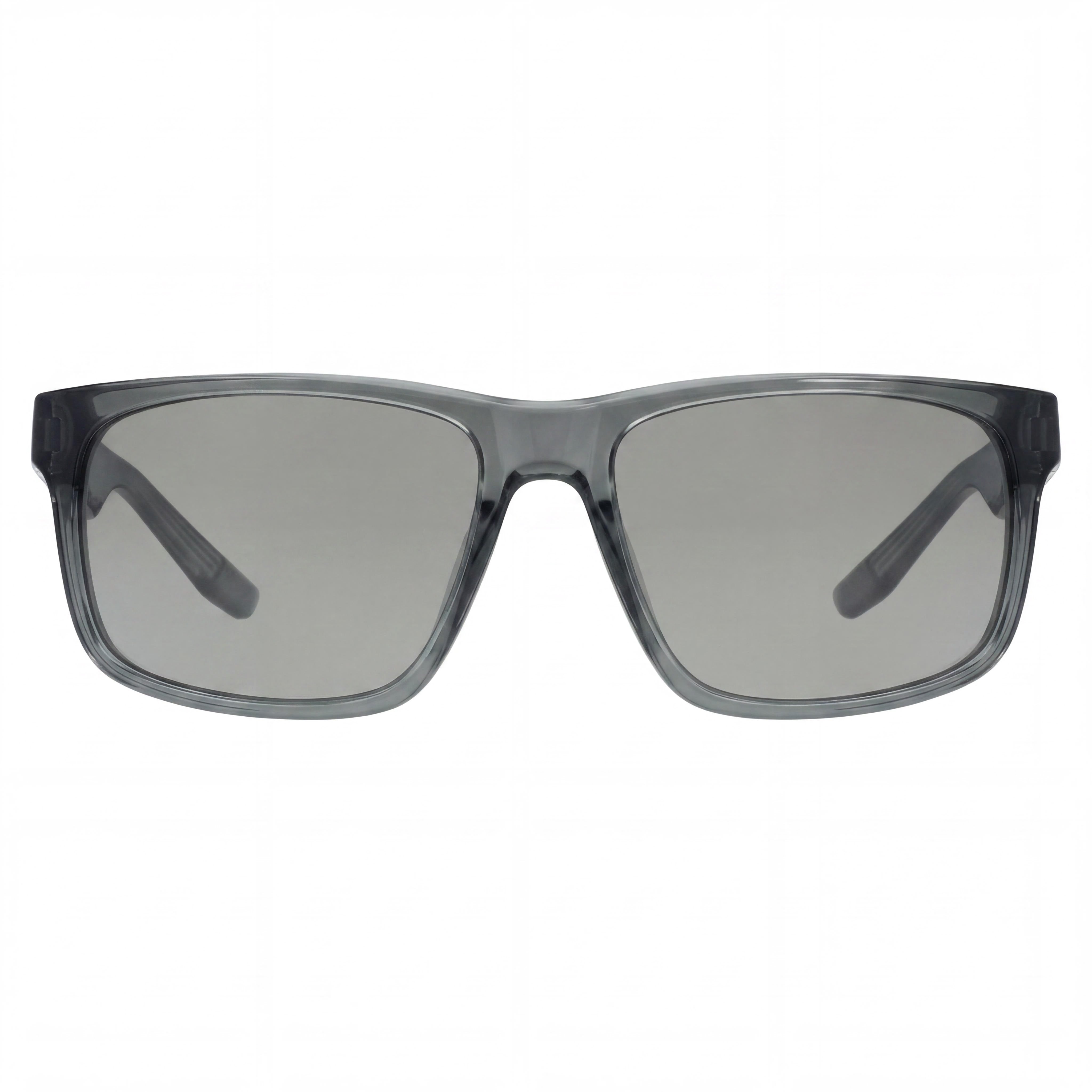 Nike Classic Unisex Silver Plastic Frame with Grey Silver Flash Lens UV Protected Anti-Glare Sunglasses 59mm, Photo 2
